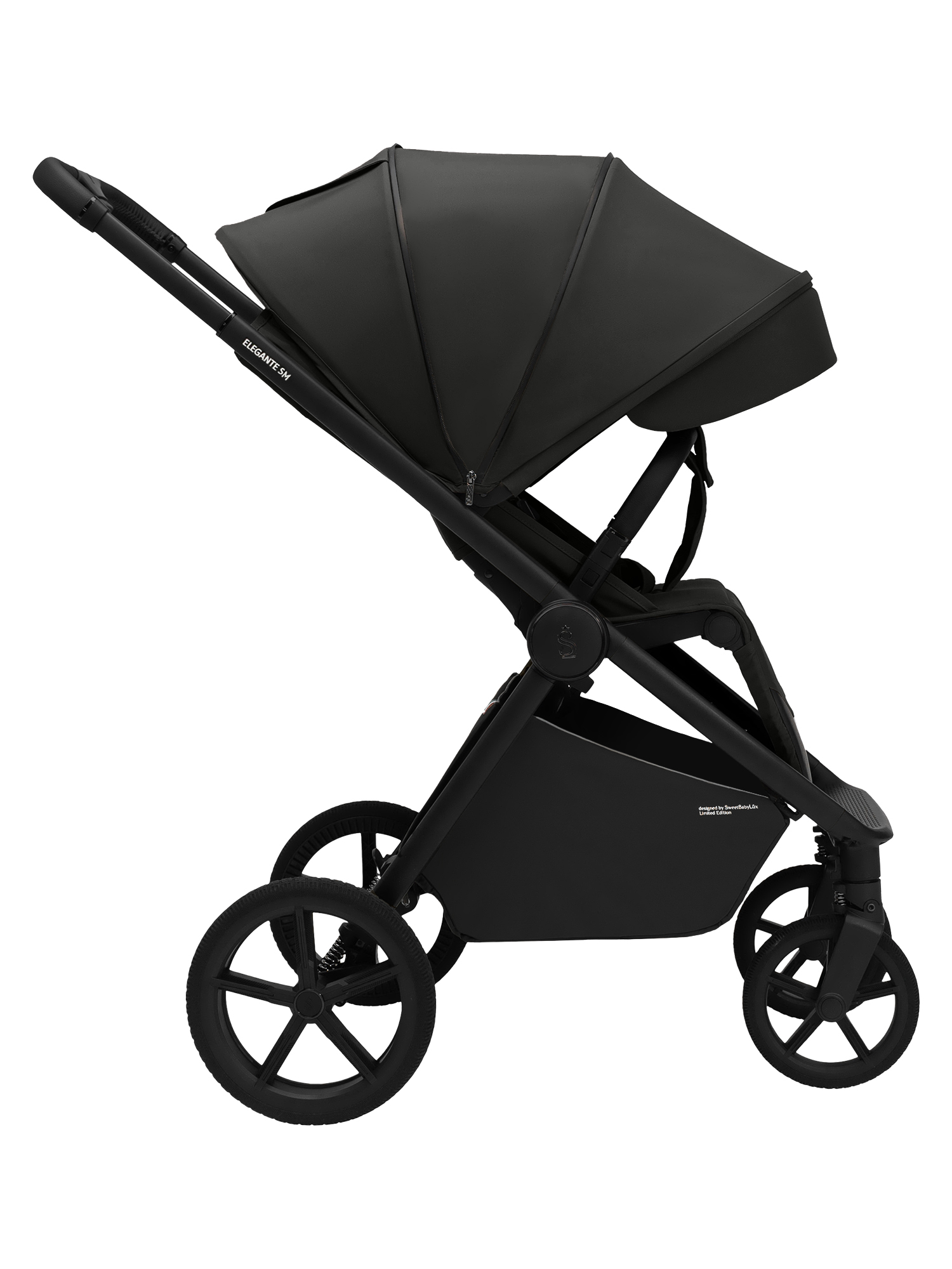 Коляска прогулочная Sweet Baby Elegante SM Black черный - фото 25