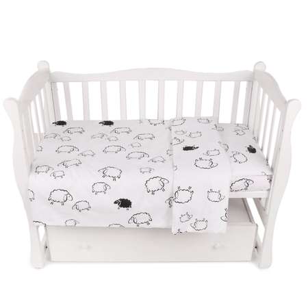 Комплект постельного белья Amarobaby Fortuna Барашки 3предмета
