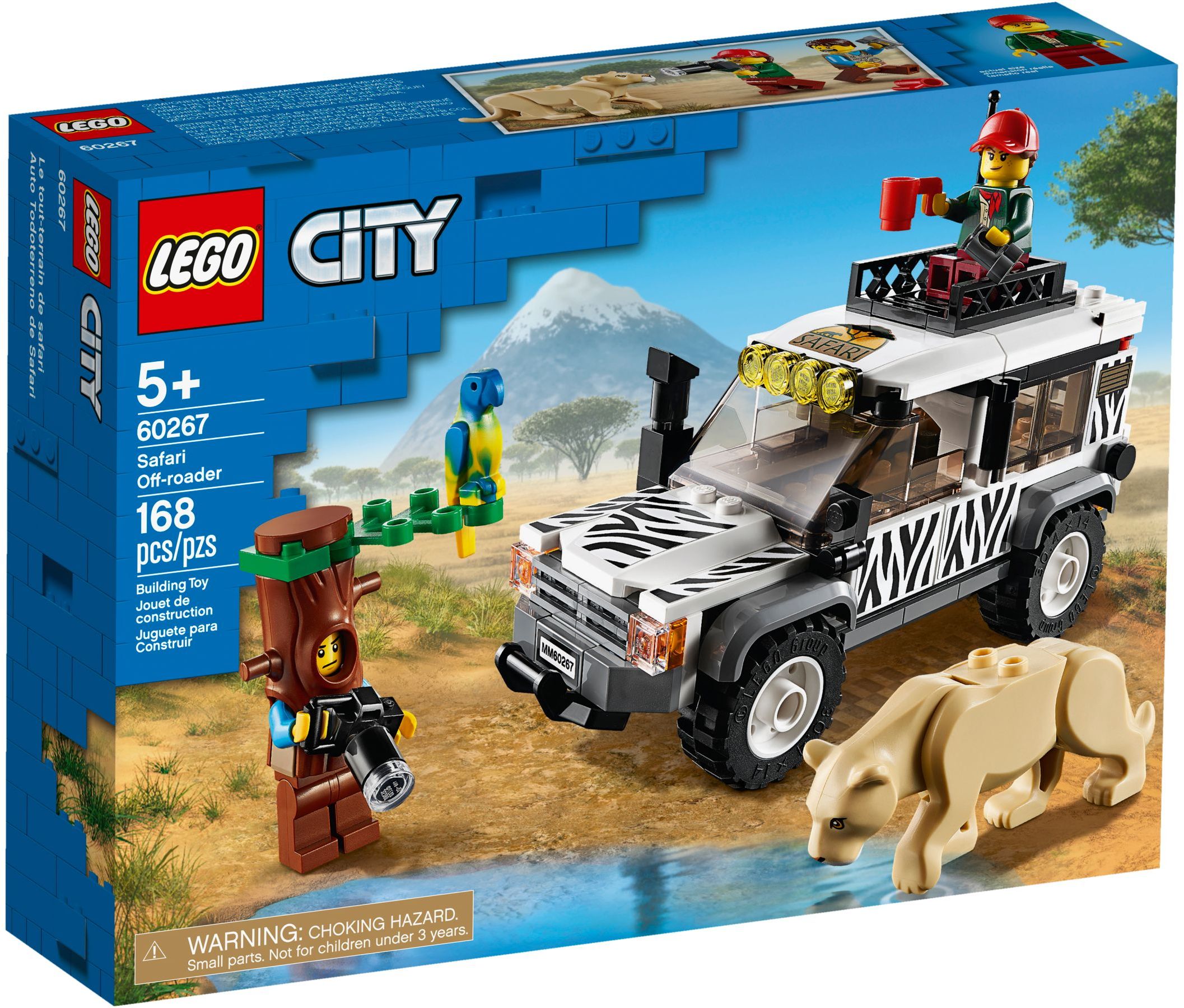 Изображение товара Конструктор LEGO City Внедорожник для сафари 60267, мультимедийный набор Изображение товара Конструктор LEGO City Внедорожник для сафари 60267, мультимедийный набор