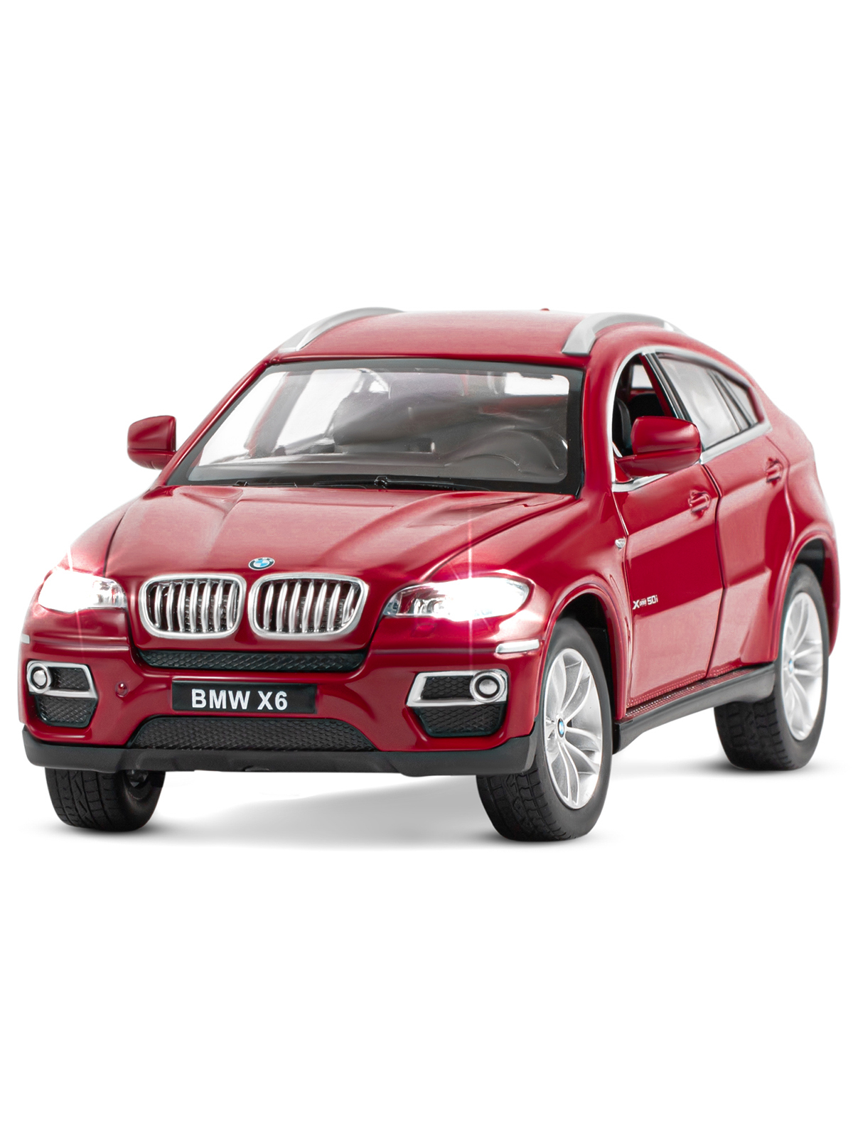 Внедорожник АВТОпанорама BMW X6 1:26 JB1251128 - фото 10