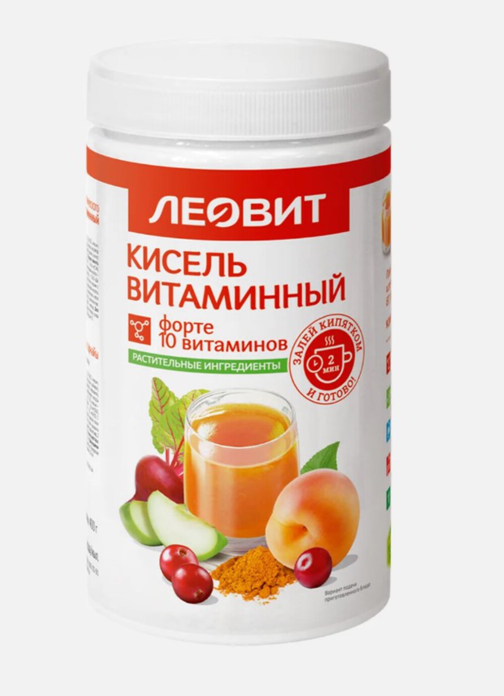 Кисель Витаминный Форте Леовит натуральный 400гр - фото 1