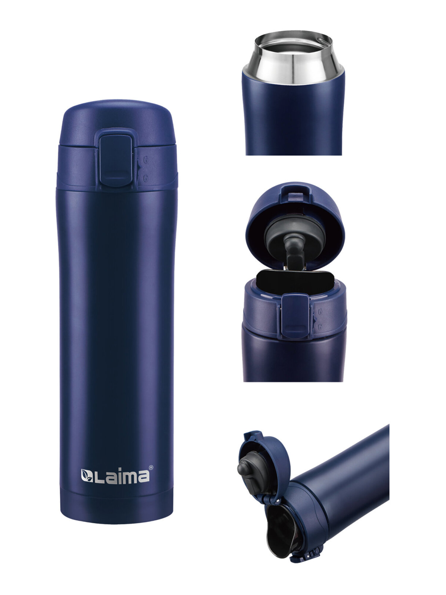 Термокружка Лайма с двойной стенкой из нержавеющей стали - фото 7