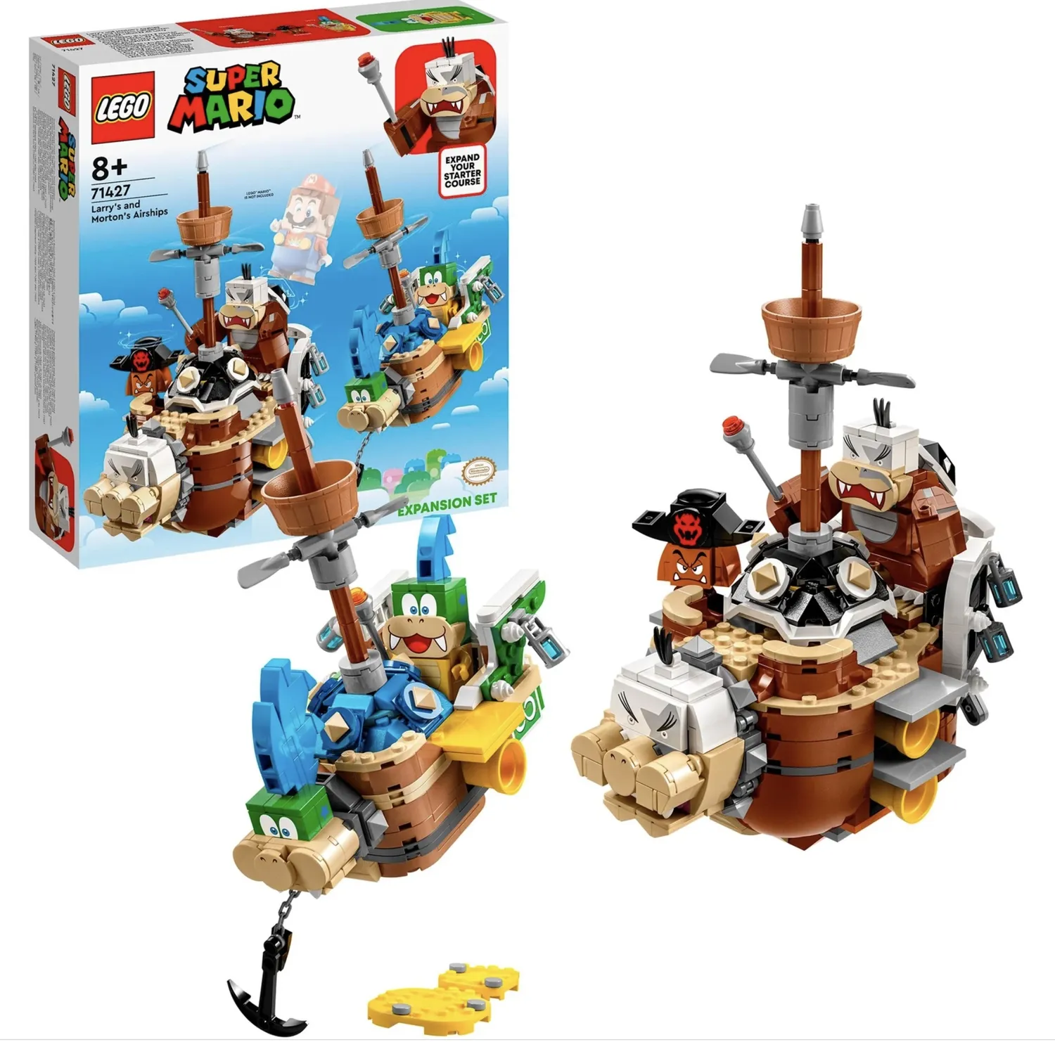 Изображение товара Конструктор LEGO Super Mario 71427 Дирижабли Ларри и Мортона с фигурками
