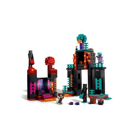Конструктор LEGO Minecraft Башня Эндермена блочный