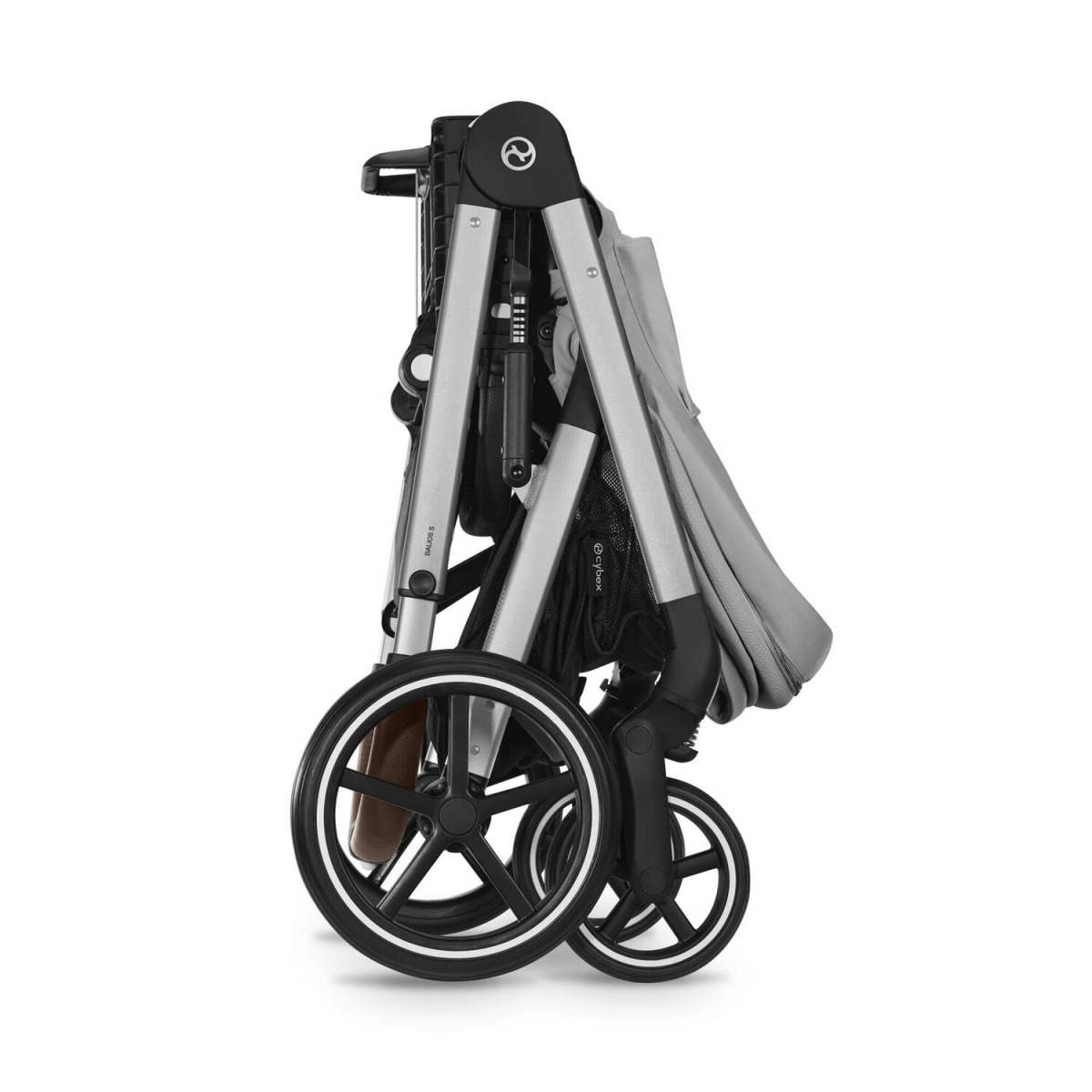Коляска прогулочная Cybex Balios S Lux 2025 серый - фото 9