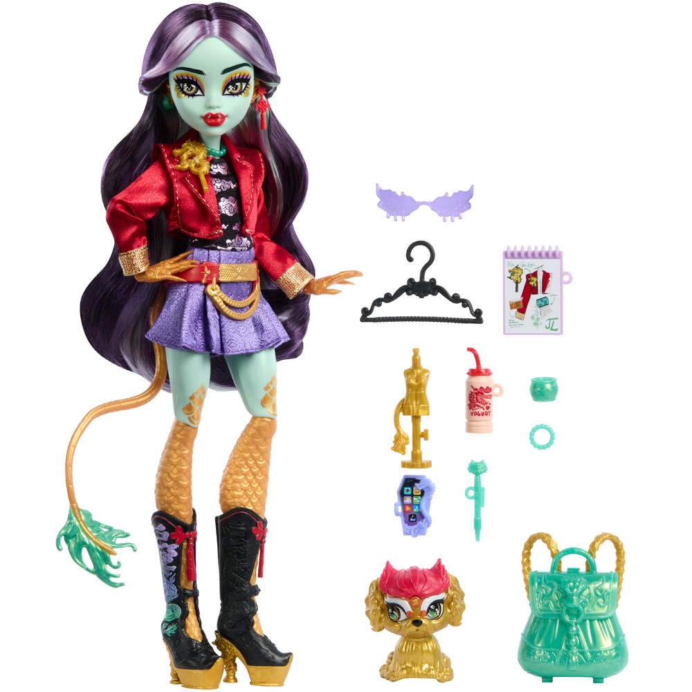 Кукла модельная Monster High Jinafire Long HYV58 HYV58 - фото 7