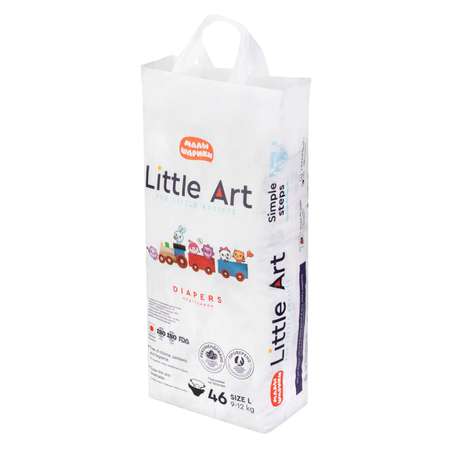Подгузники Little Art L (9-12 кг) 46 шт.