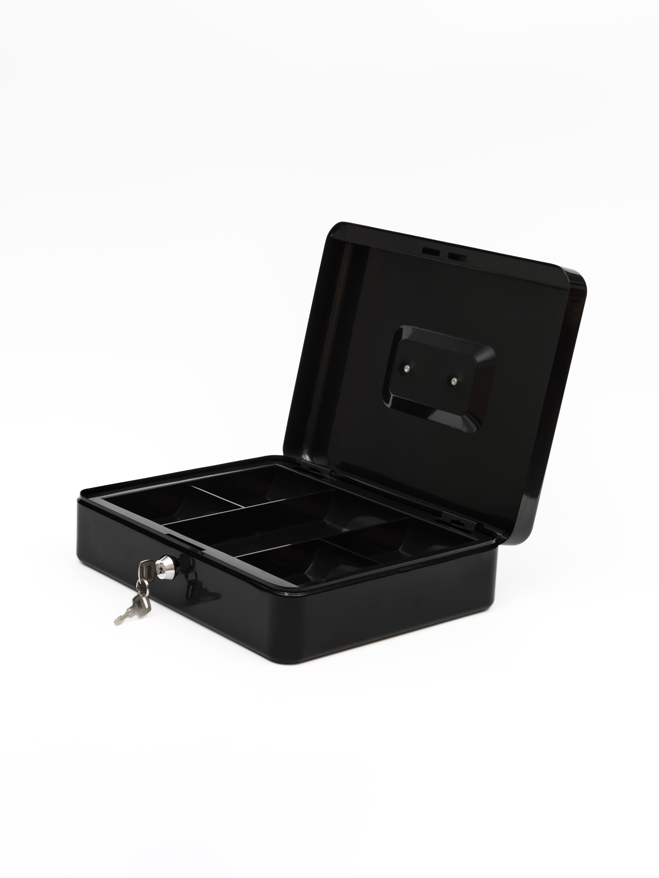 Денежный ящик AXLER металлический кэшбокс коробка с замком и ключом для хранения - фото 7