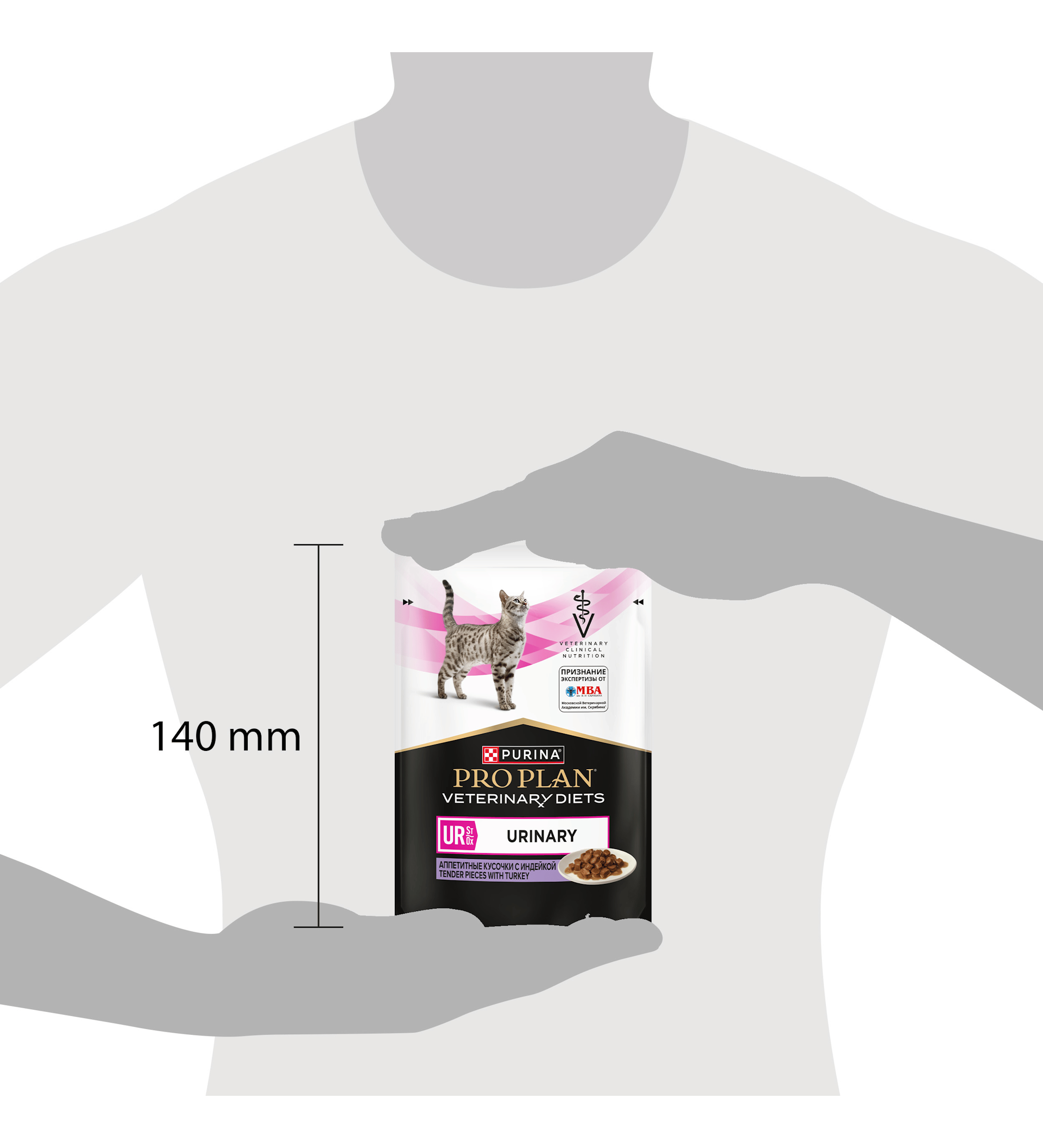 Влажный корм для кошек диетический PRO PLAN Ur St/Ox Urinary при болезнях нижних отделов мочевыводящих путей с индейкой 85г - фото 13