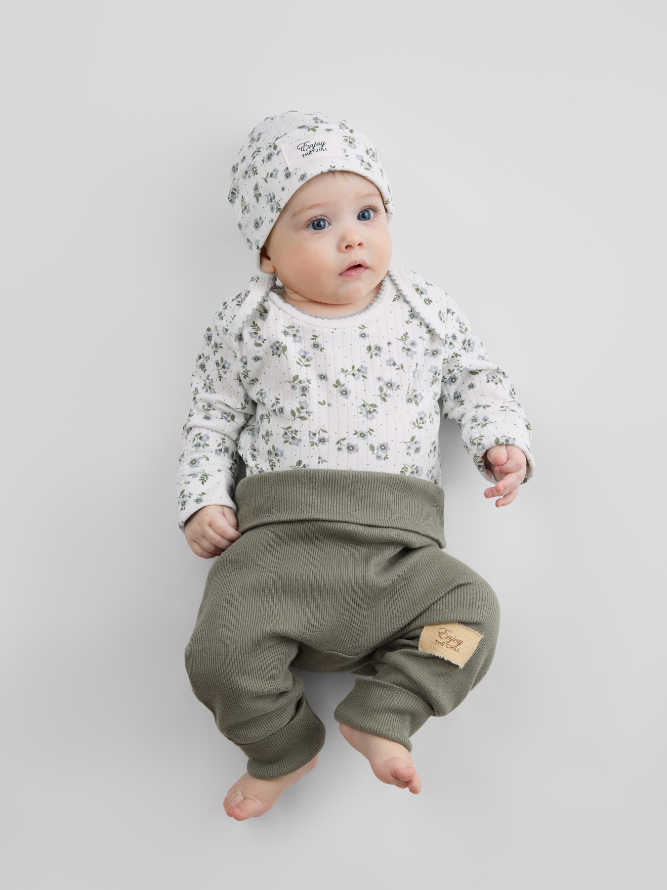 Шапочка 2 шт Happy Baby 90148-0_white&blue - фото 3