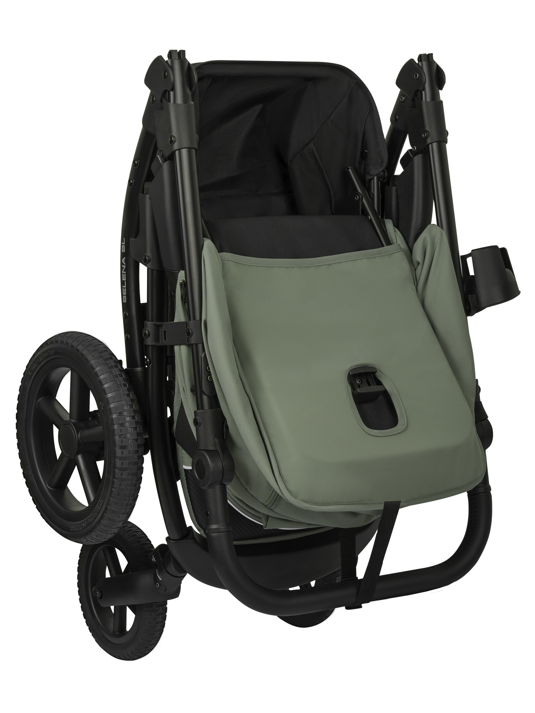 Коляска прогулочная JOVOLA Selena SL, зеленый - фото 25