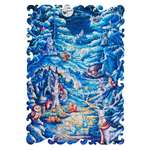 Пазл 1TOY Снежный лес деревянный