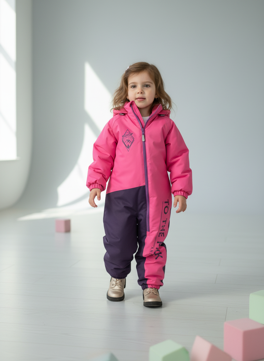 Комбинезон Arctic kids 30-038 фиолетовый - фото 1