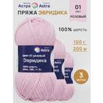 Пряжа шерстяная Astra Premium 100г 200м 3шт