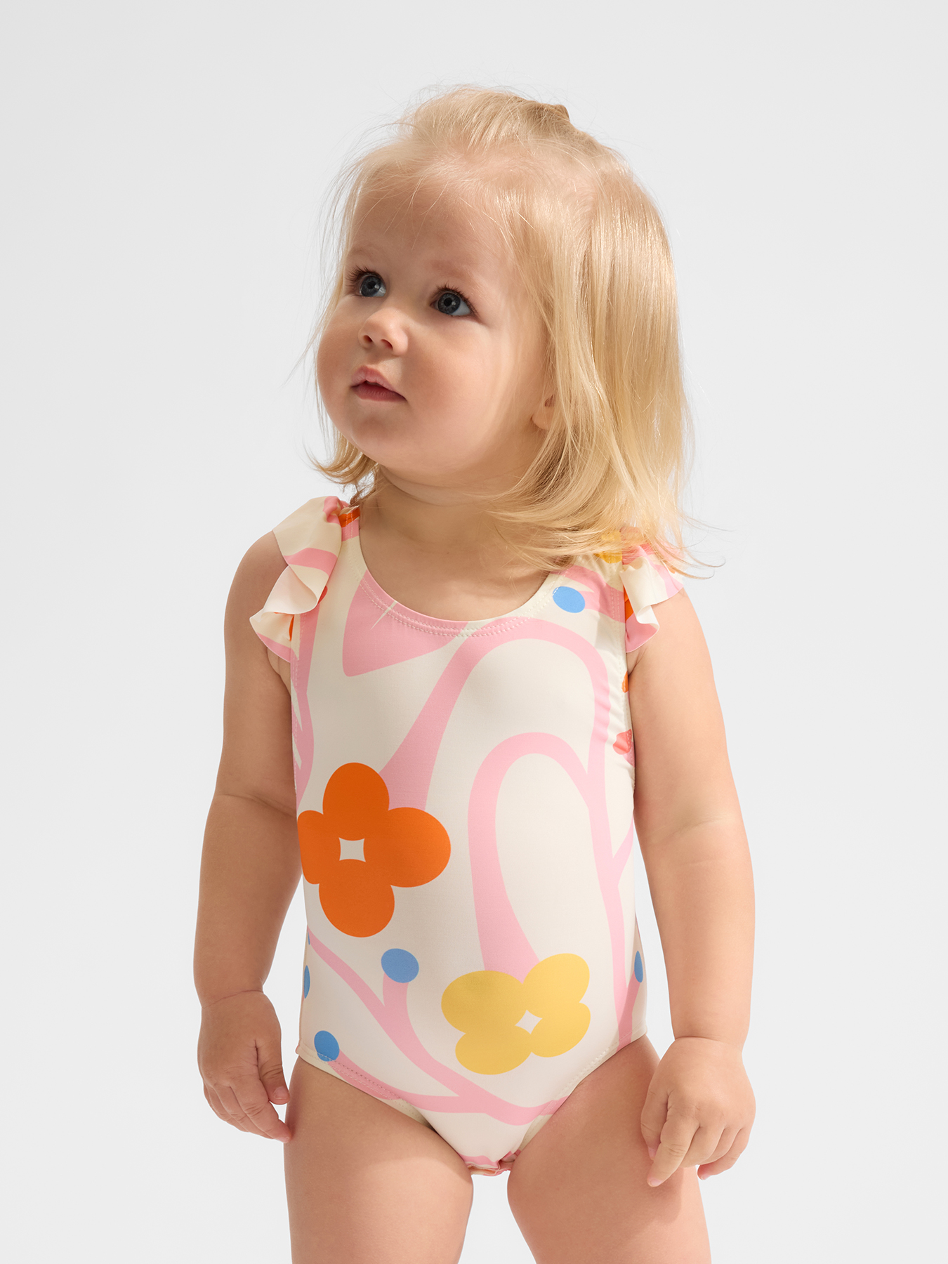 Купальник Happy Baby 50701-0_milky(sweety garden) - фото 1