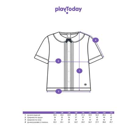 Блузка PlayToday