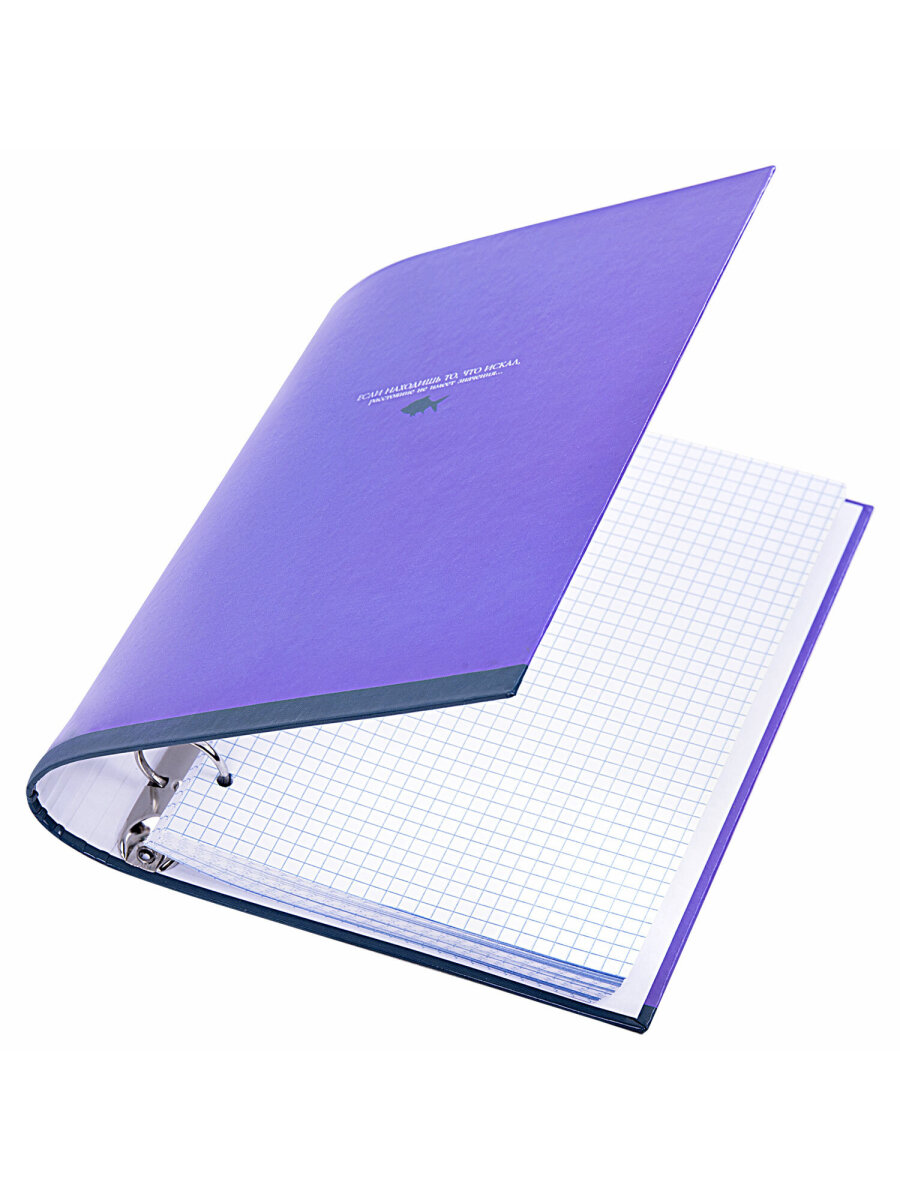 Тетрадь со сменным блоком Brauberg клетка 120 лист. - фото 6