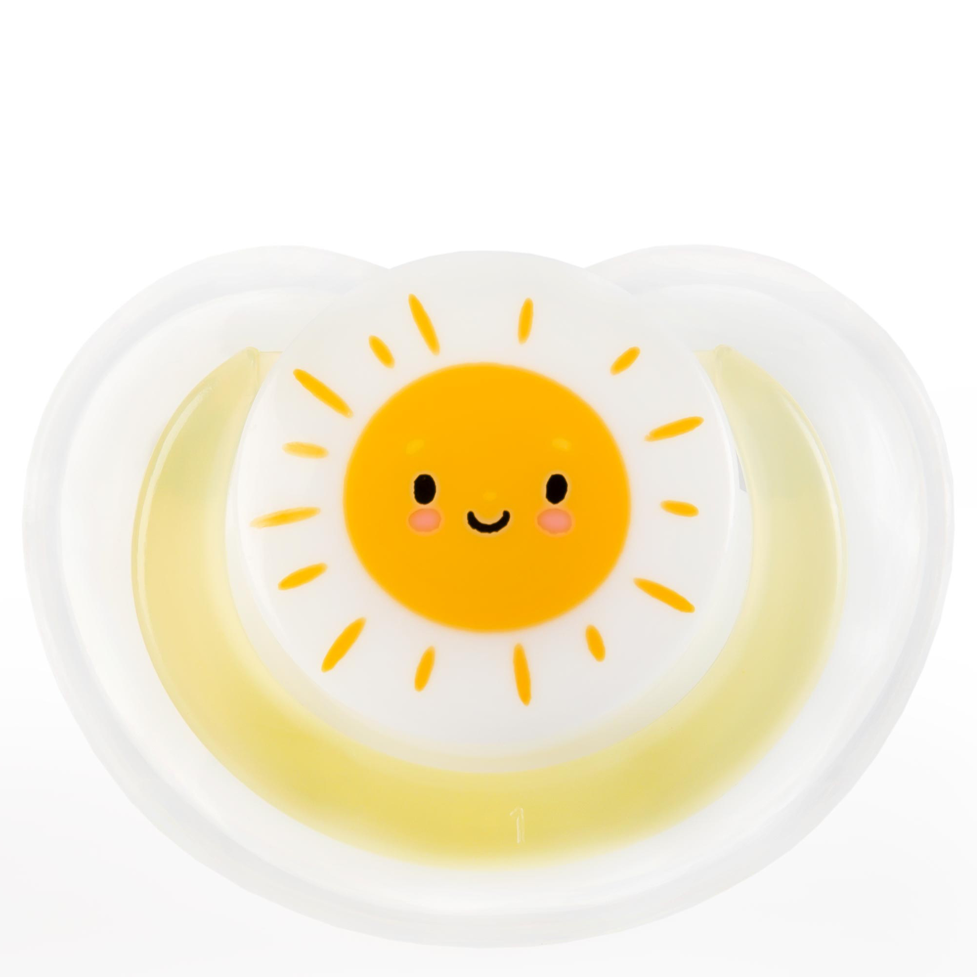Пустышка Happy Baby латекс классическая от 6 мес. 1 шт. - фото 1