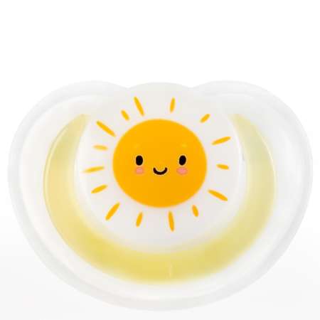 Пустышка Happy Baby латекс классическая от 6 мес. 1 шт.