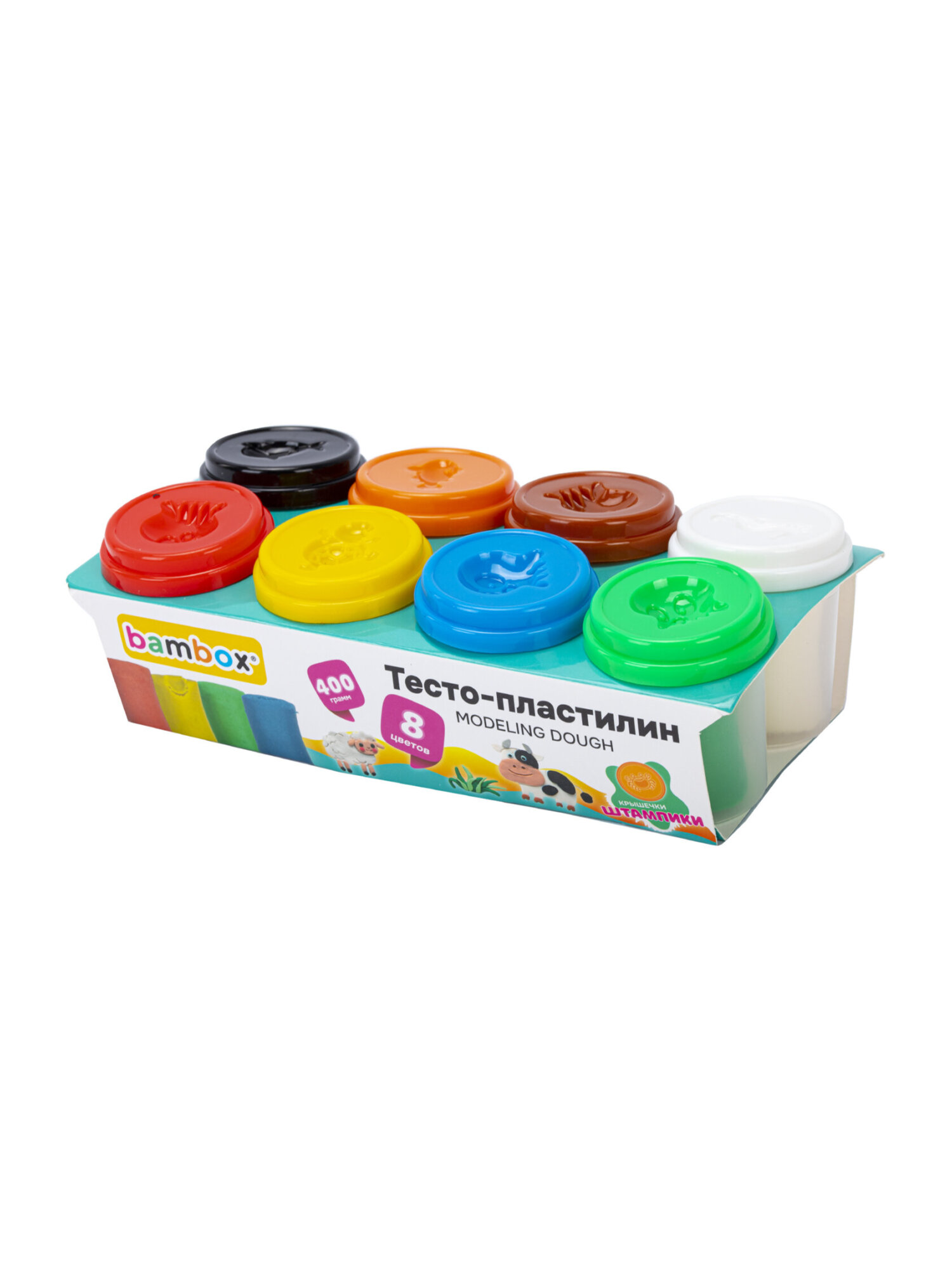 Тесто для лепки BAMBOX 8 цв. - фото 2