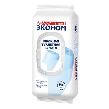 Влажная туалетная бумага ЭКОНОМ Smart