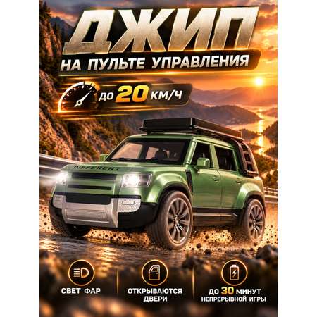 Внедорожник РУ AUTODRIVE Джип зеленый
