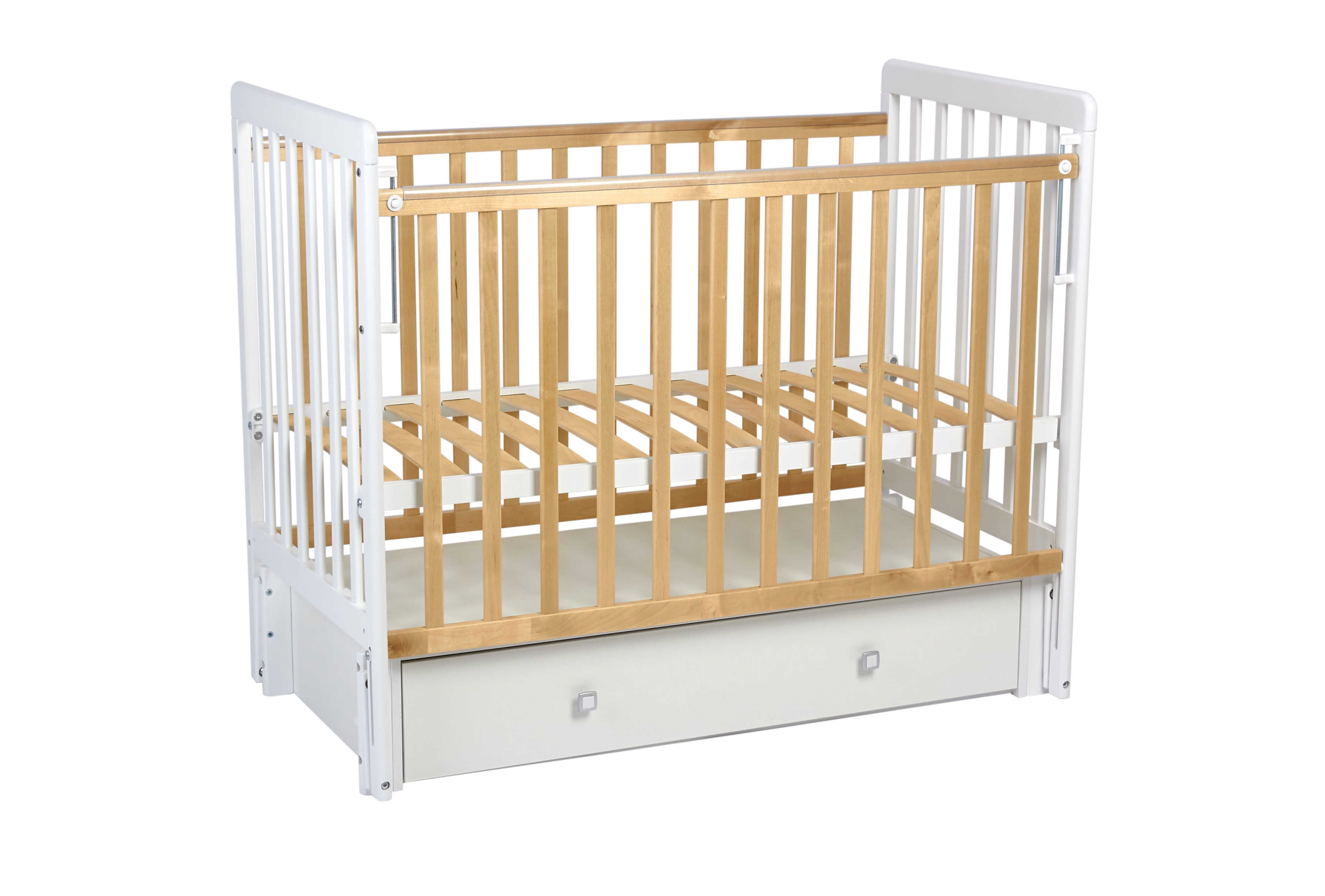 Детская кроватка Polini kids прямоугольная, универсальный маятник - фото 2