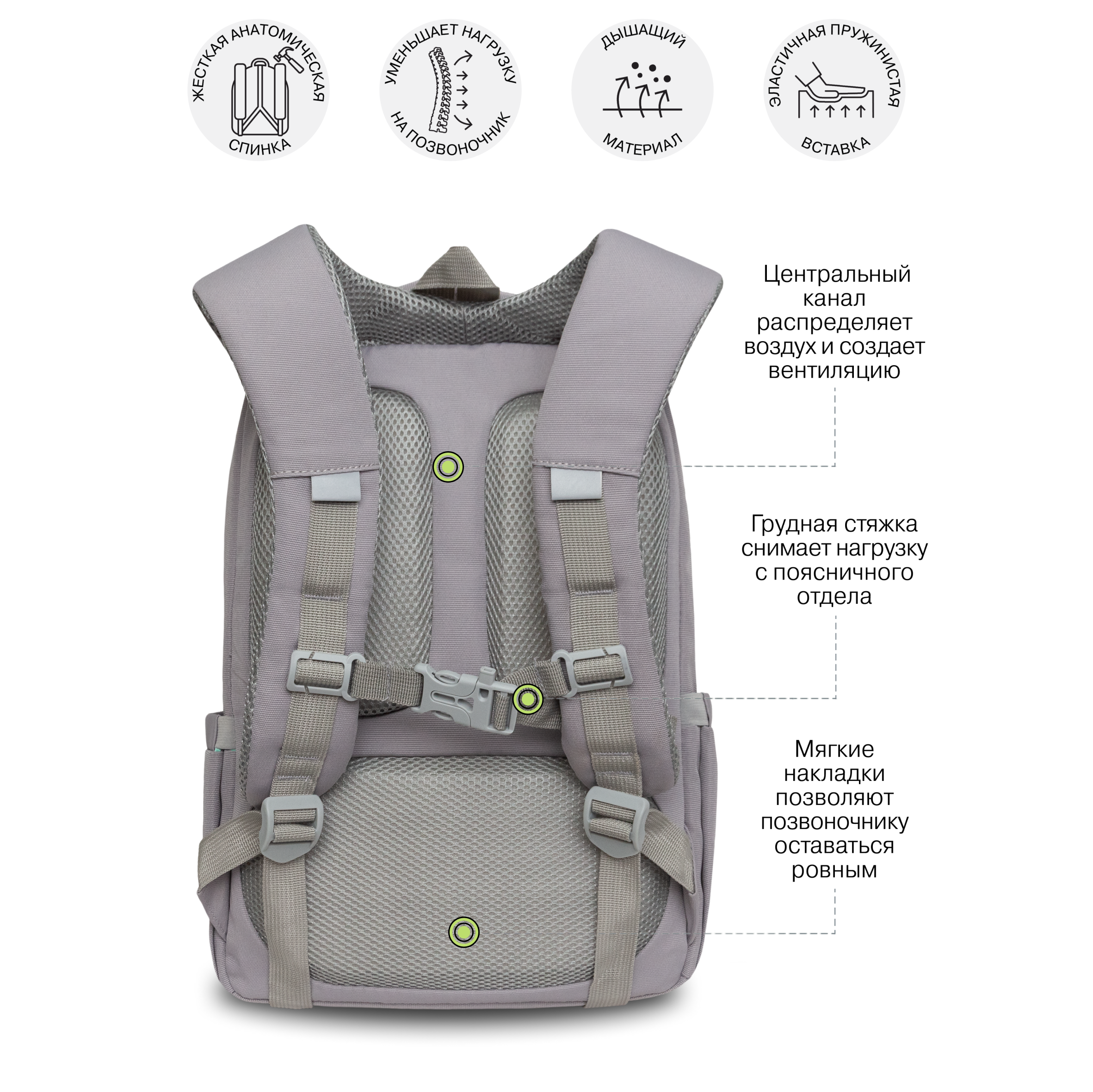 Рюкзак Grizzly для девочки - фото 7