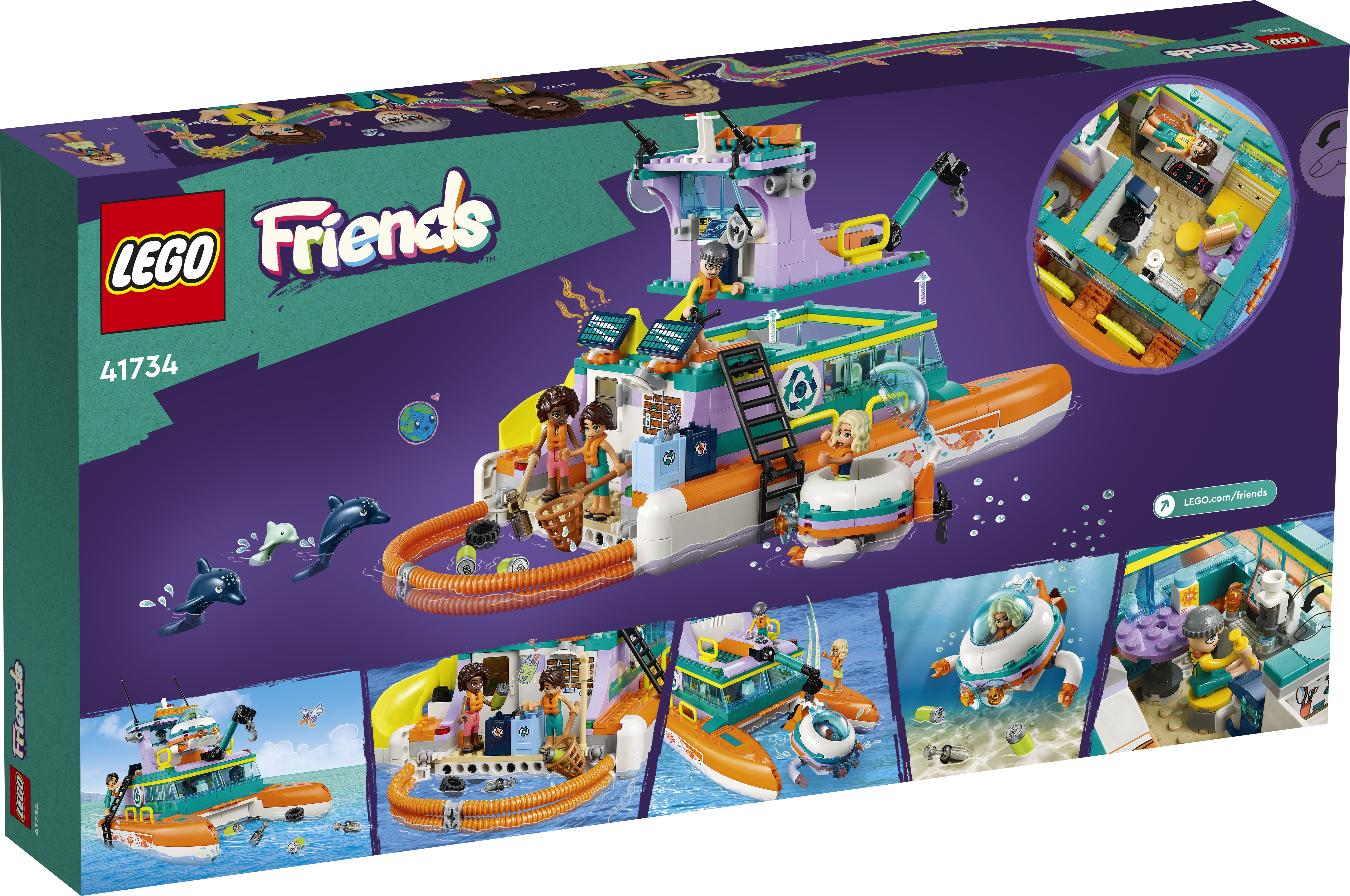 Конструктор LEGO Friends Sea Rescue Boat 717 дет. - фото 10