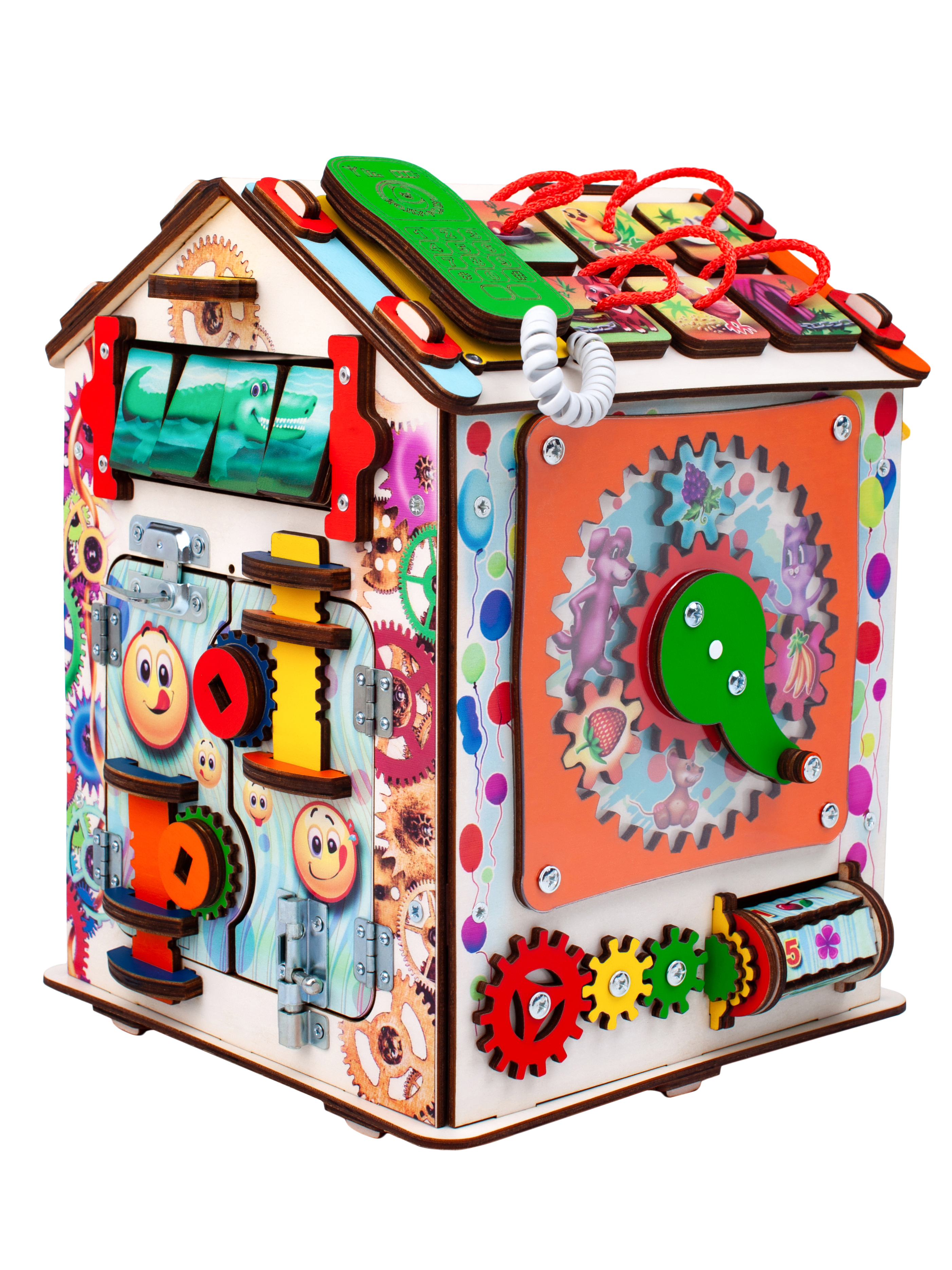 Игрушка Jolly Kids бизиборд Смайлик - фото 2