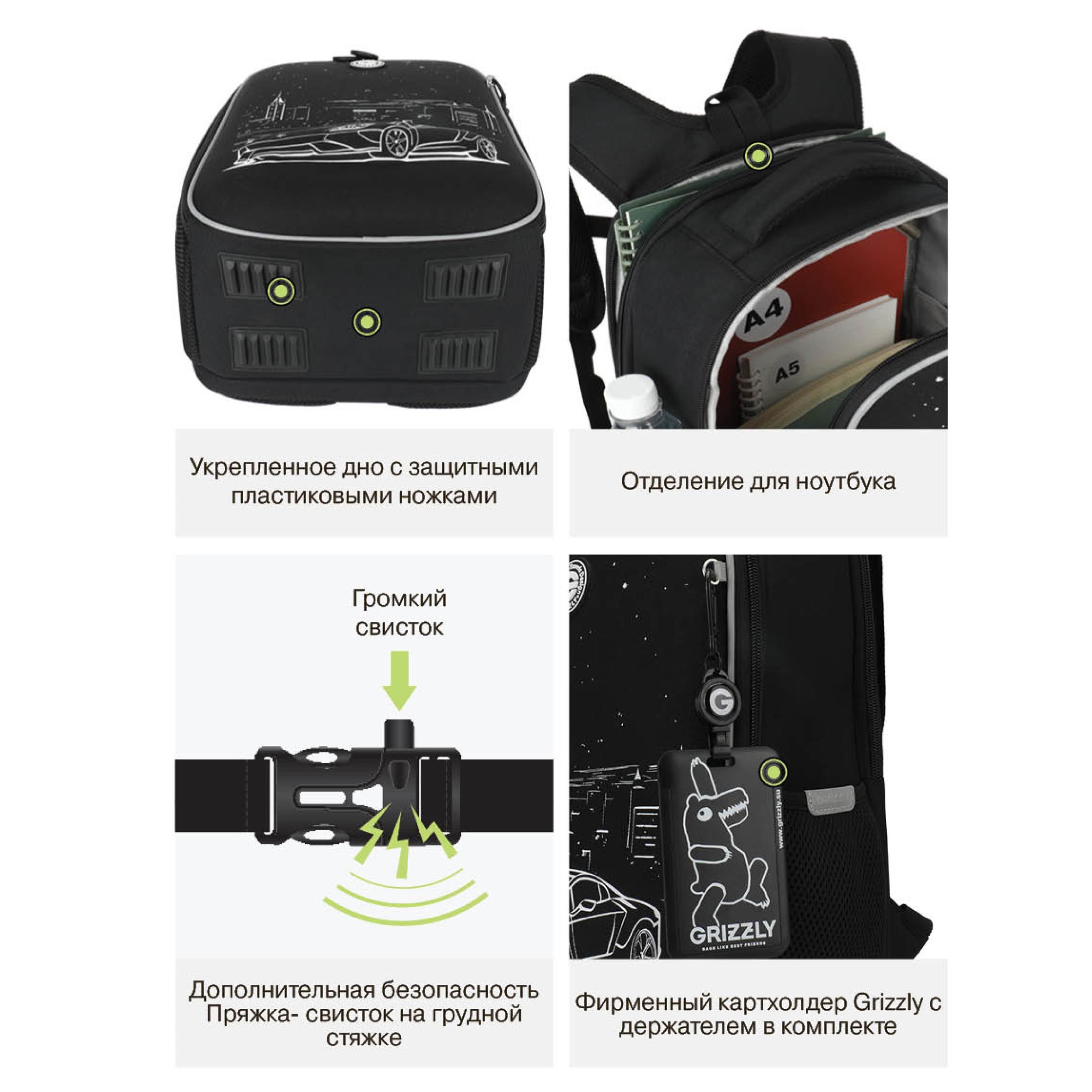 Ранец Grizzly Для мальчика - фото 12