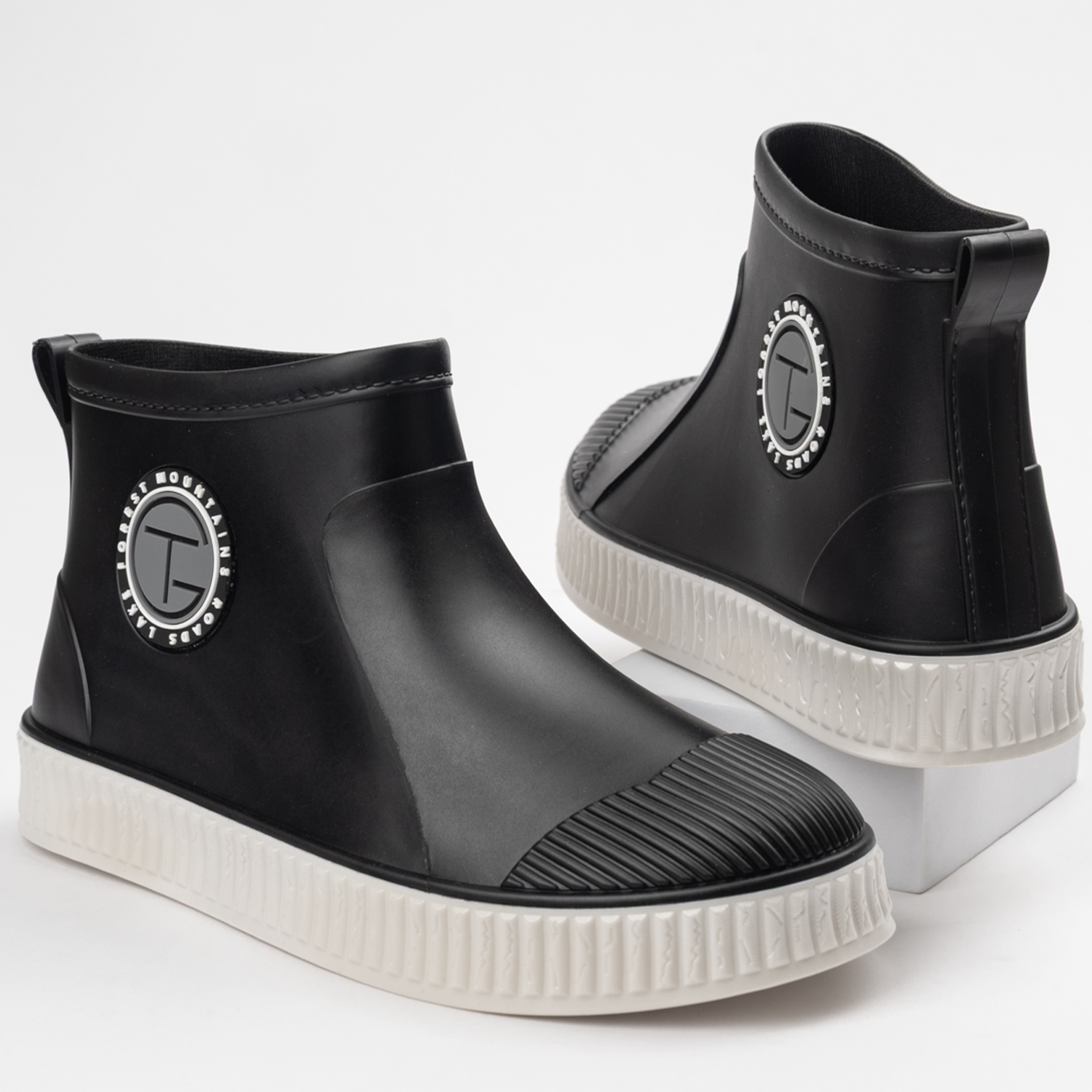 Резиновые сапоги TikkaGo 8U02_2432_black-white - фото 2