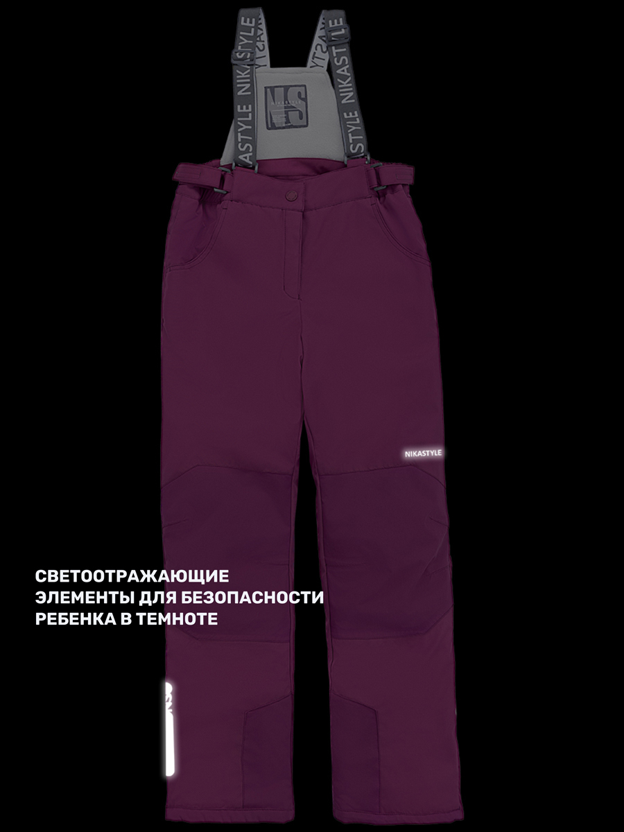 Брюки NIKASTYLE 2з4824 брусника - фото 9