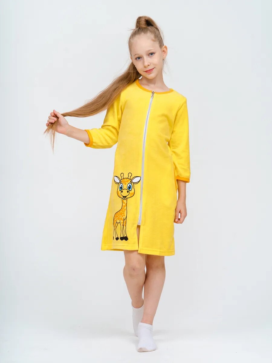 Халат TOTEMFOX 831В2F/лимонныйЖираф - фото 1
