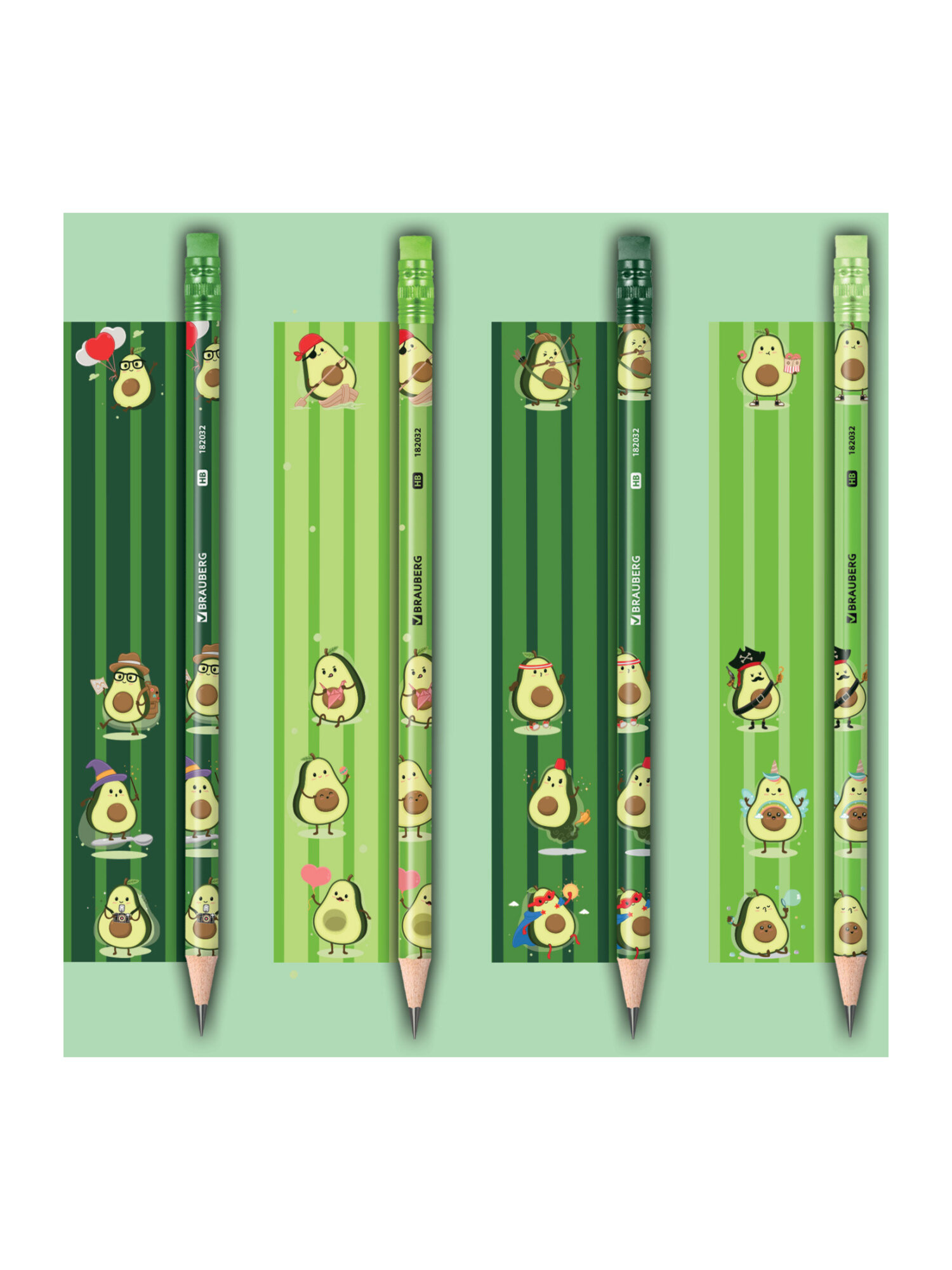 Карандаши чернографитные Brauberg 12 шт. - фото 8