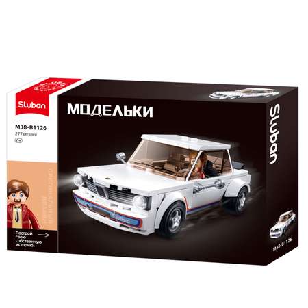Конструктор SLUBAN Машинка блочный