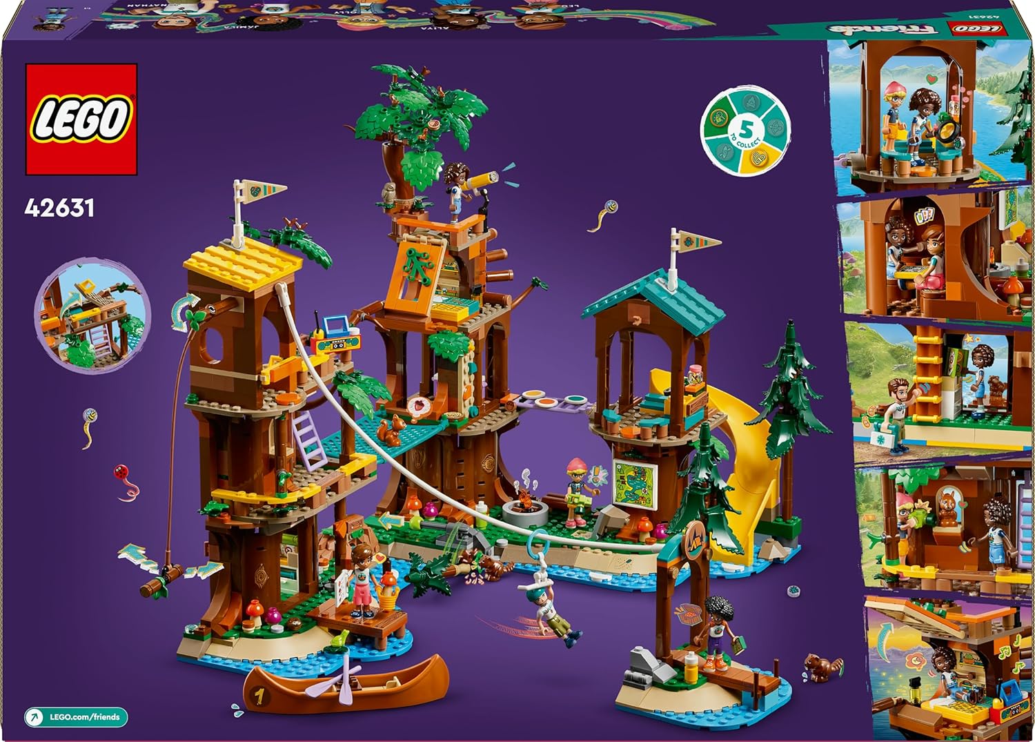 Конструктор LEGO Friends Домик на дереве 1128 дет. - фото 11