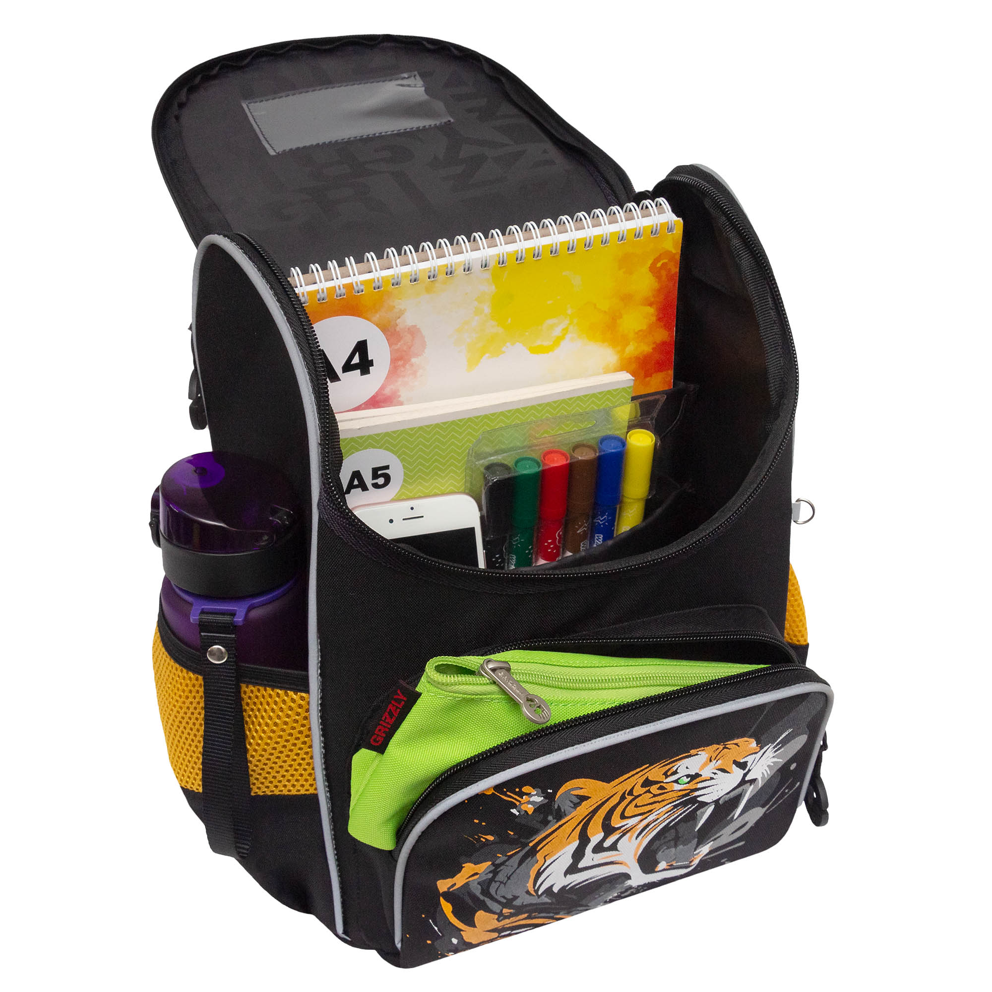 Ранец Grizzly Тигр - фото 5