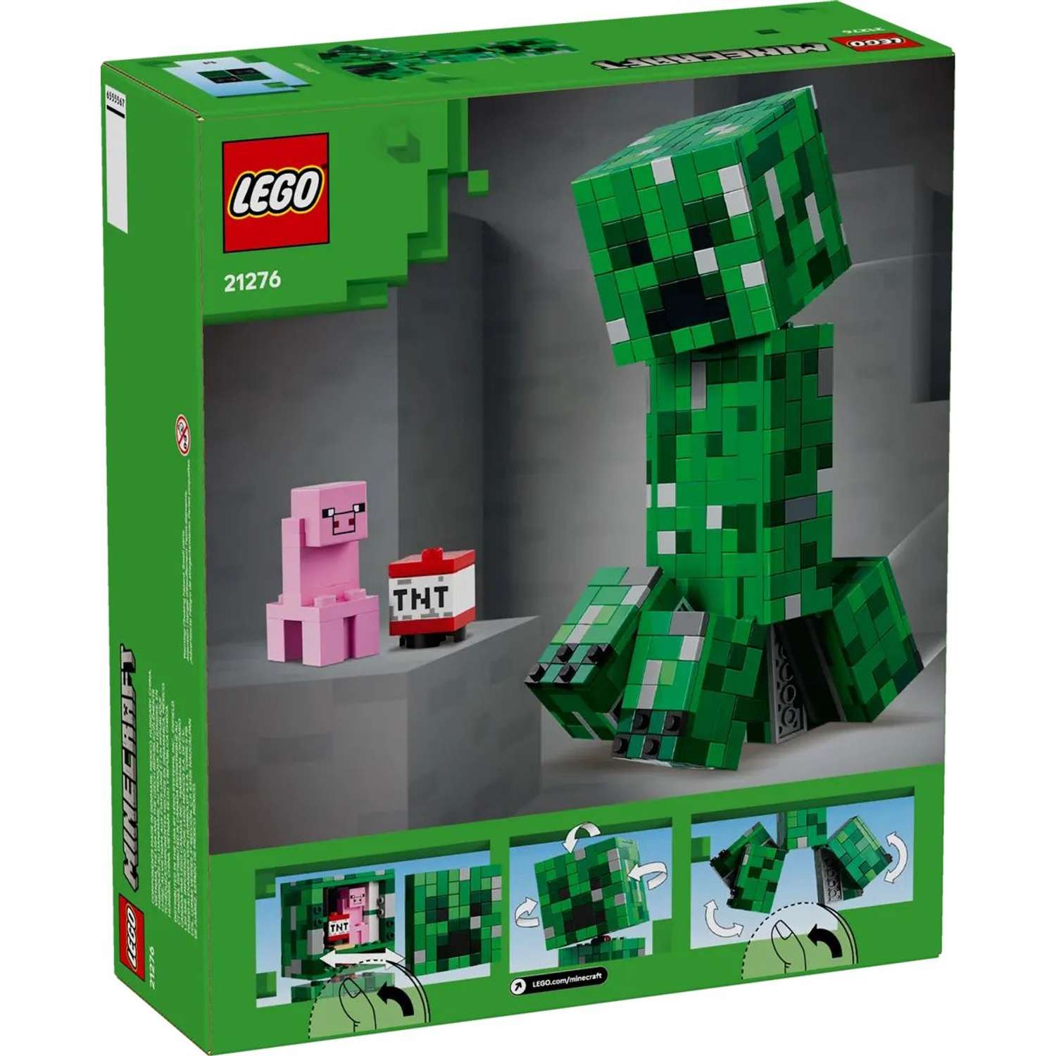Конструктор LEGO Minecraft Крипер 665 дет. - фото 7