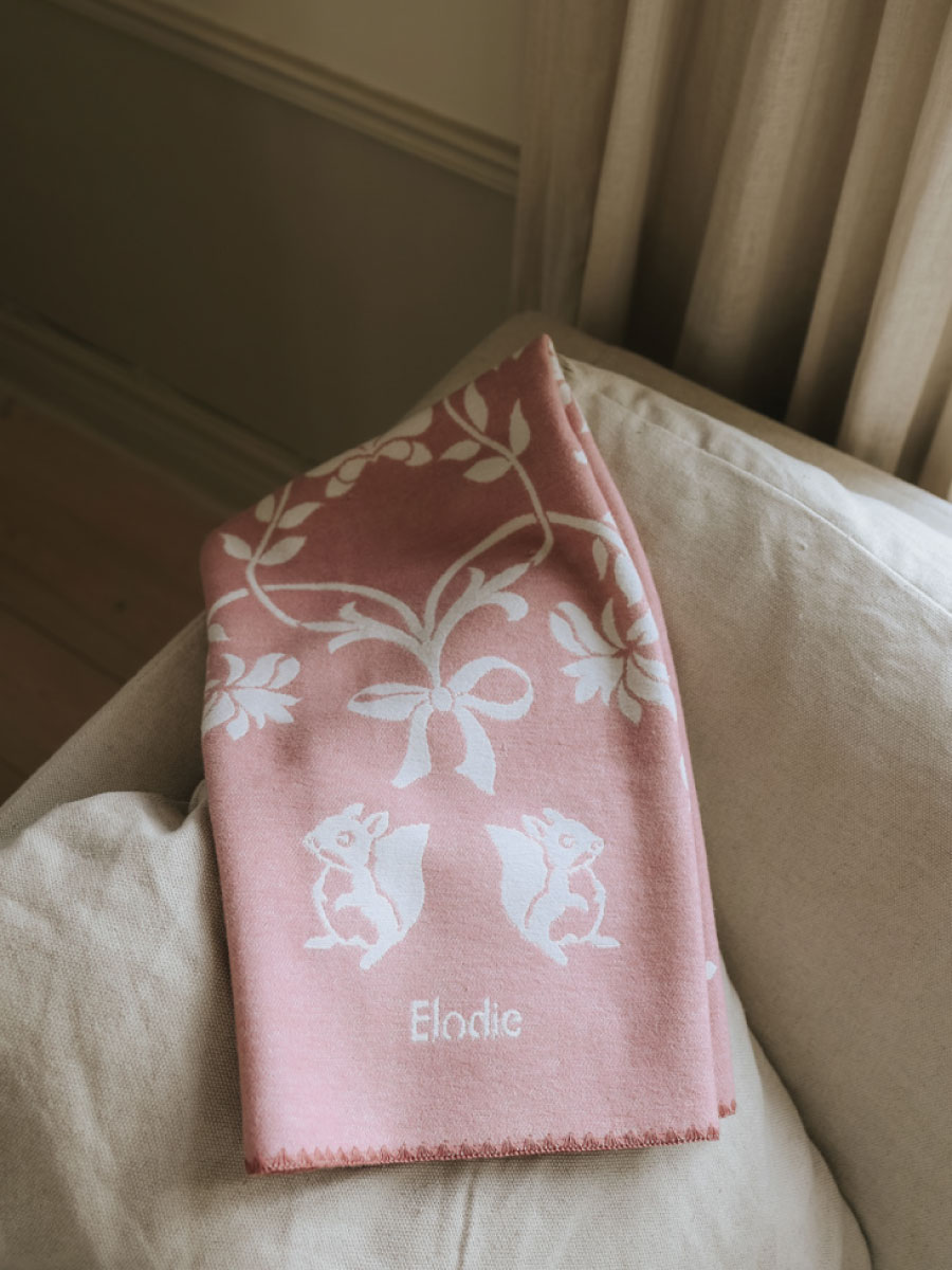 Плед Elodie хлопок-жаккард Mulberry Pink хлопок 75 x 100 см - фото 10