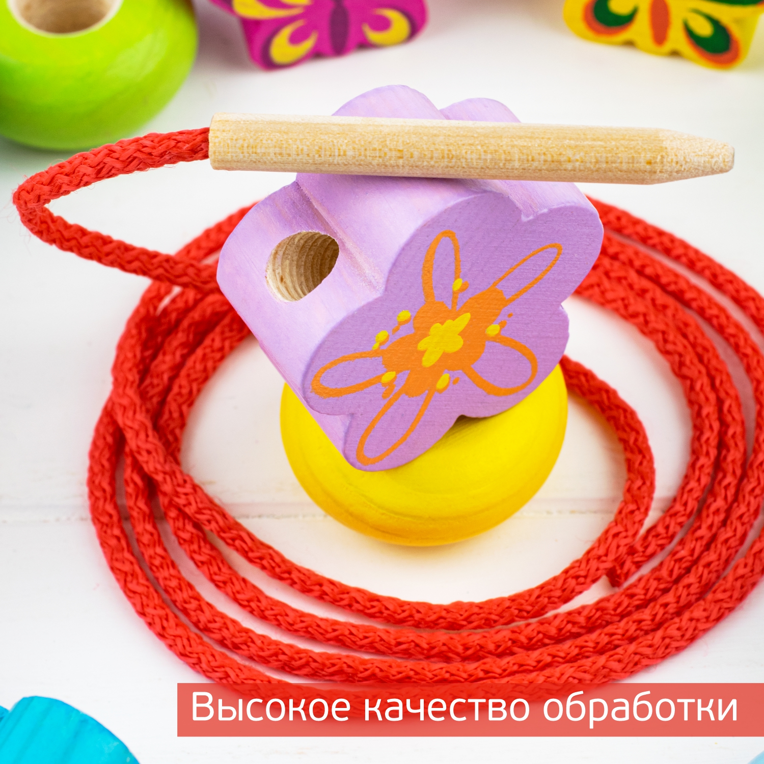 Игрушка Томик шнуровка Полянка - фото 3