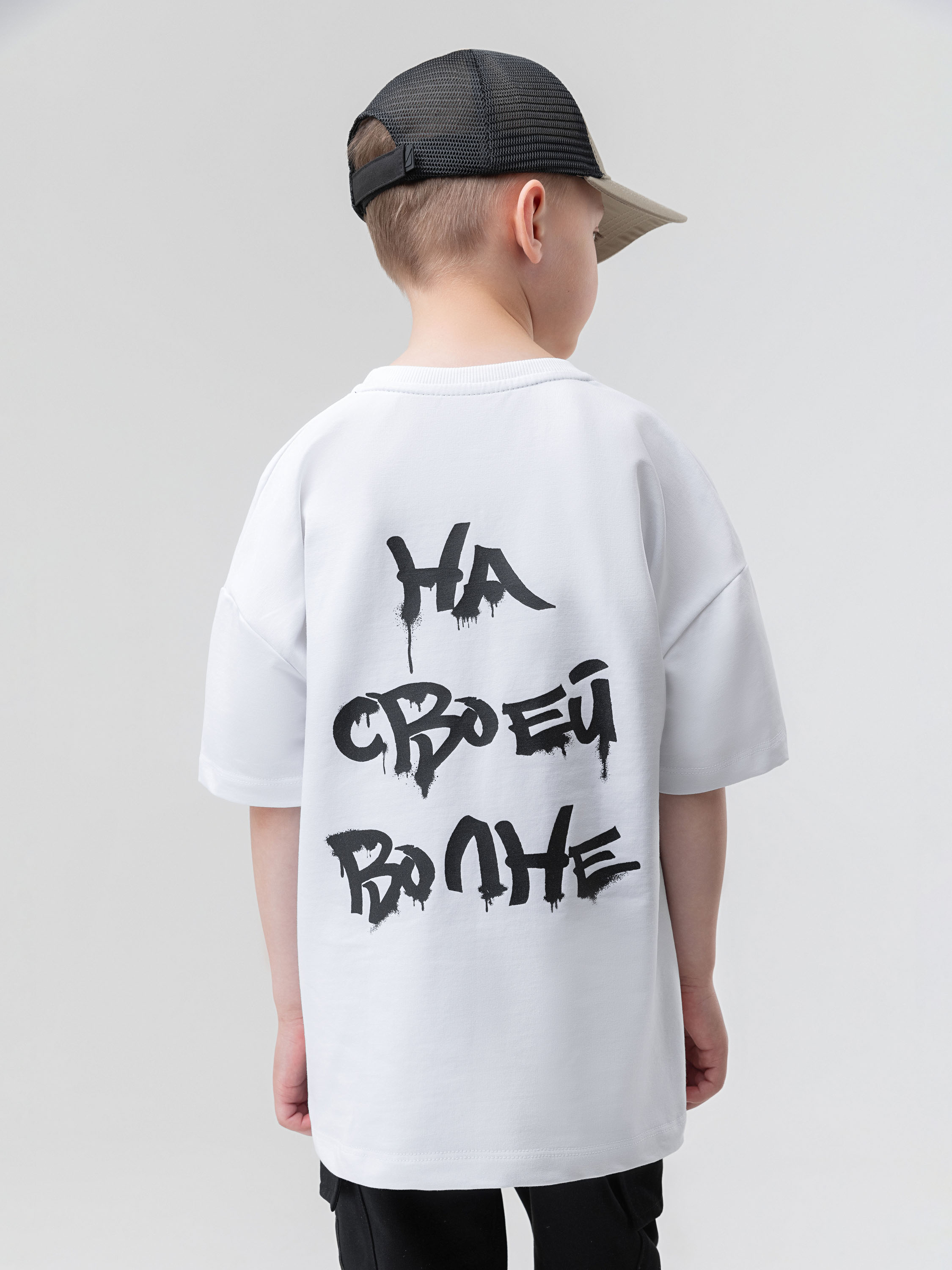 Футболка Bodo 4-348MU_белый (черный) - фото 2