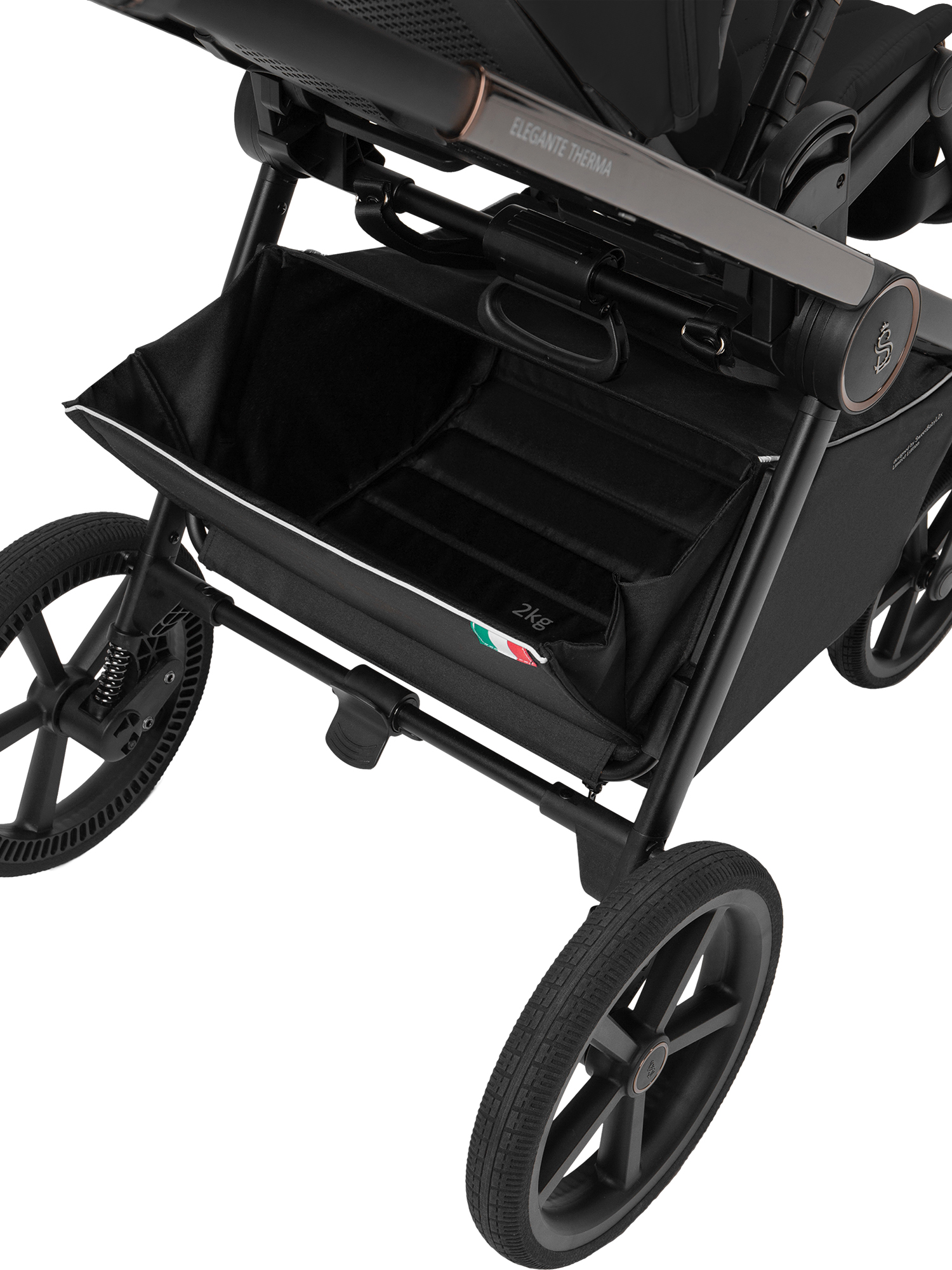 Коляска 2в1 Sweet Baby SBL Elegante Therma Black черный - фото 31