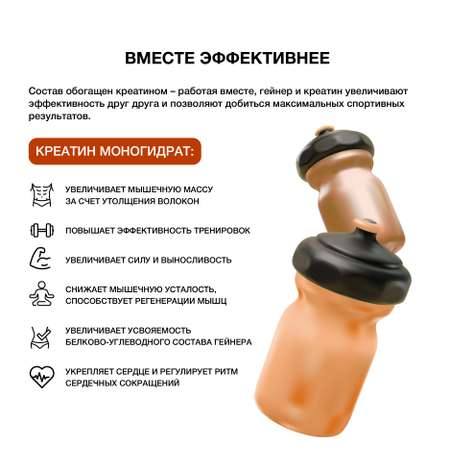 Гейнер протеин Иван-поле Карамель MASS GAINER TobePRO для набора мышечной массы 1.5 кг