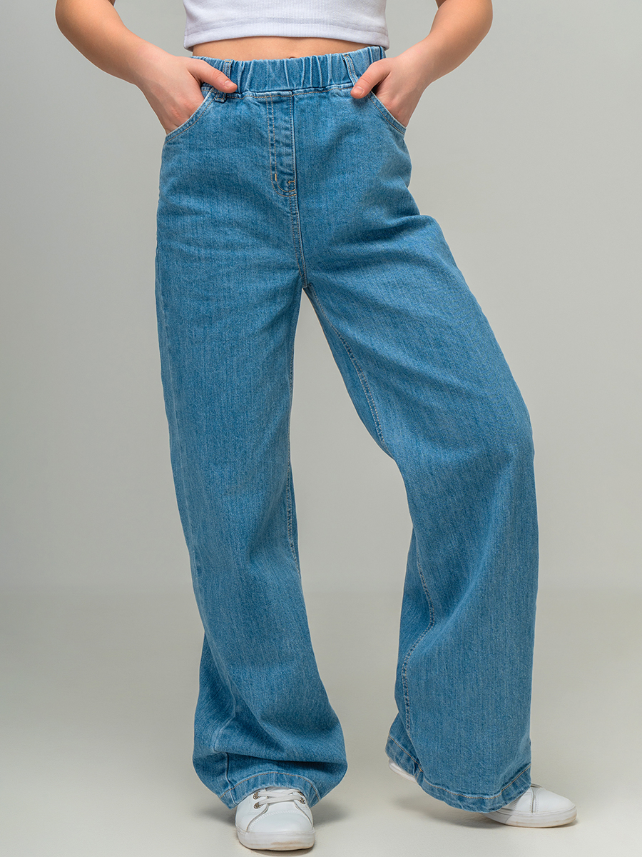 Джинсы HappyFox HF00811св.синий - фото 11