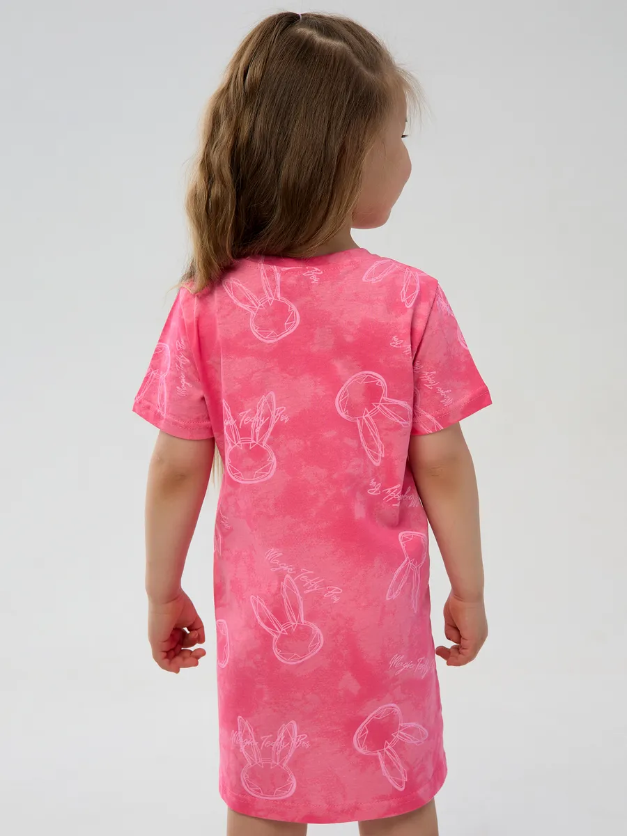 Сорочка ночная YAXX 001--Туника зайка/розовый (К) - фото 6