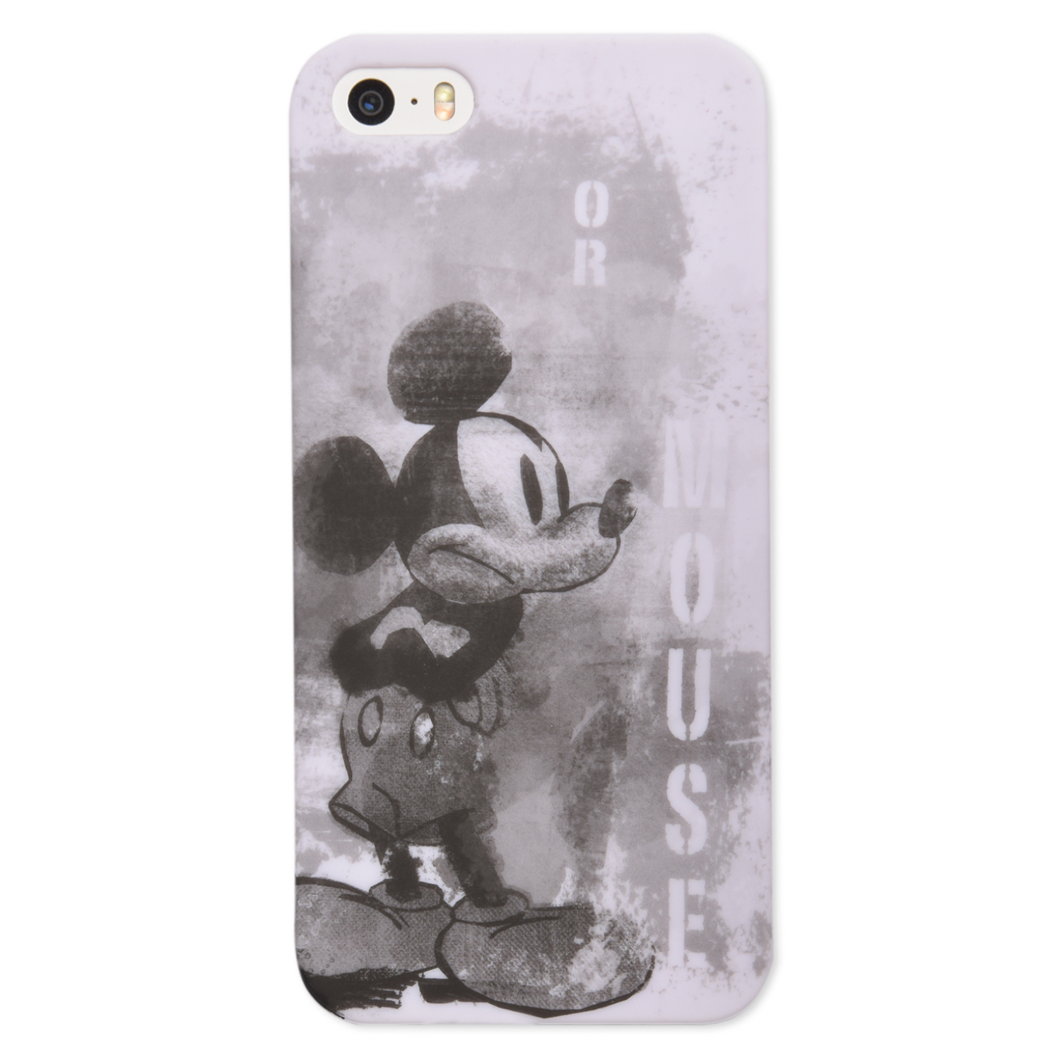 Крышка задняя для iPhone 5 Disney Микки Чёрно-белый - фото 3