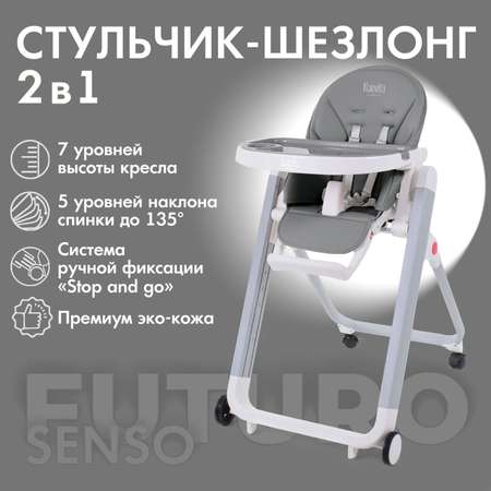 Стульчик для кормления Nuovita Futuro Senso Bianco 2 в 1