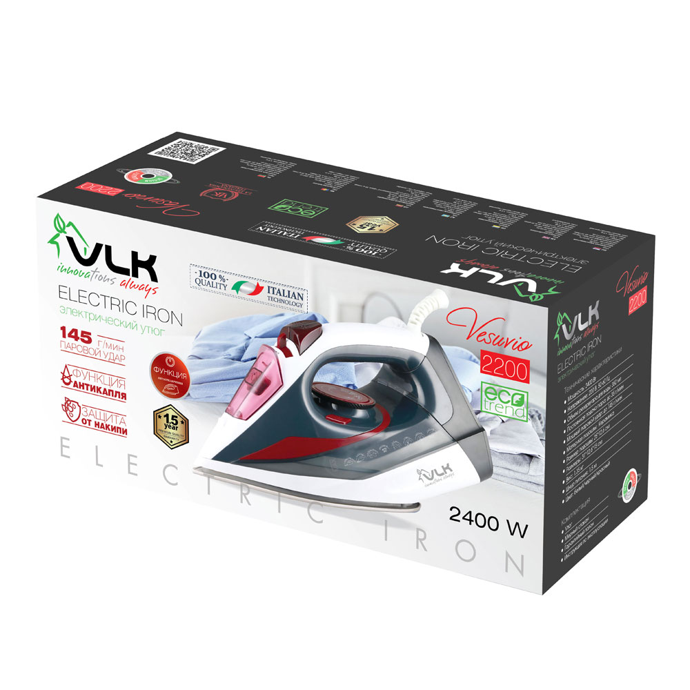 Утюг электрический VLK Vesuvio 2200 - фото 12