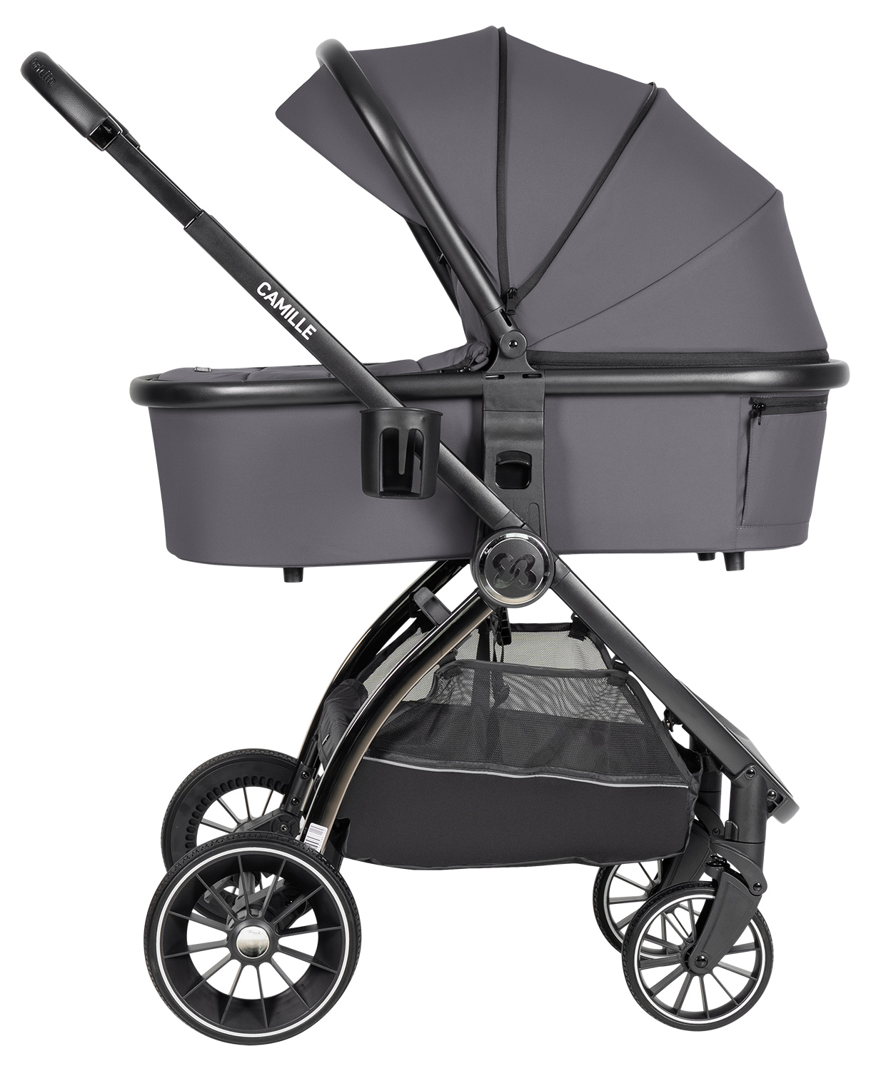 Коляска 3в1 Farfello Camille серый - фото 12